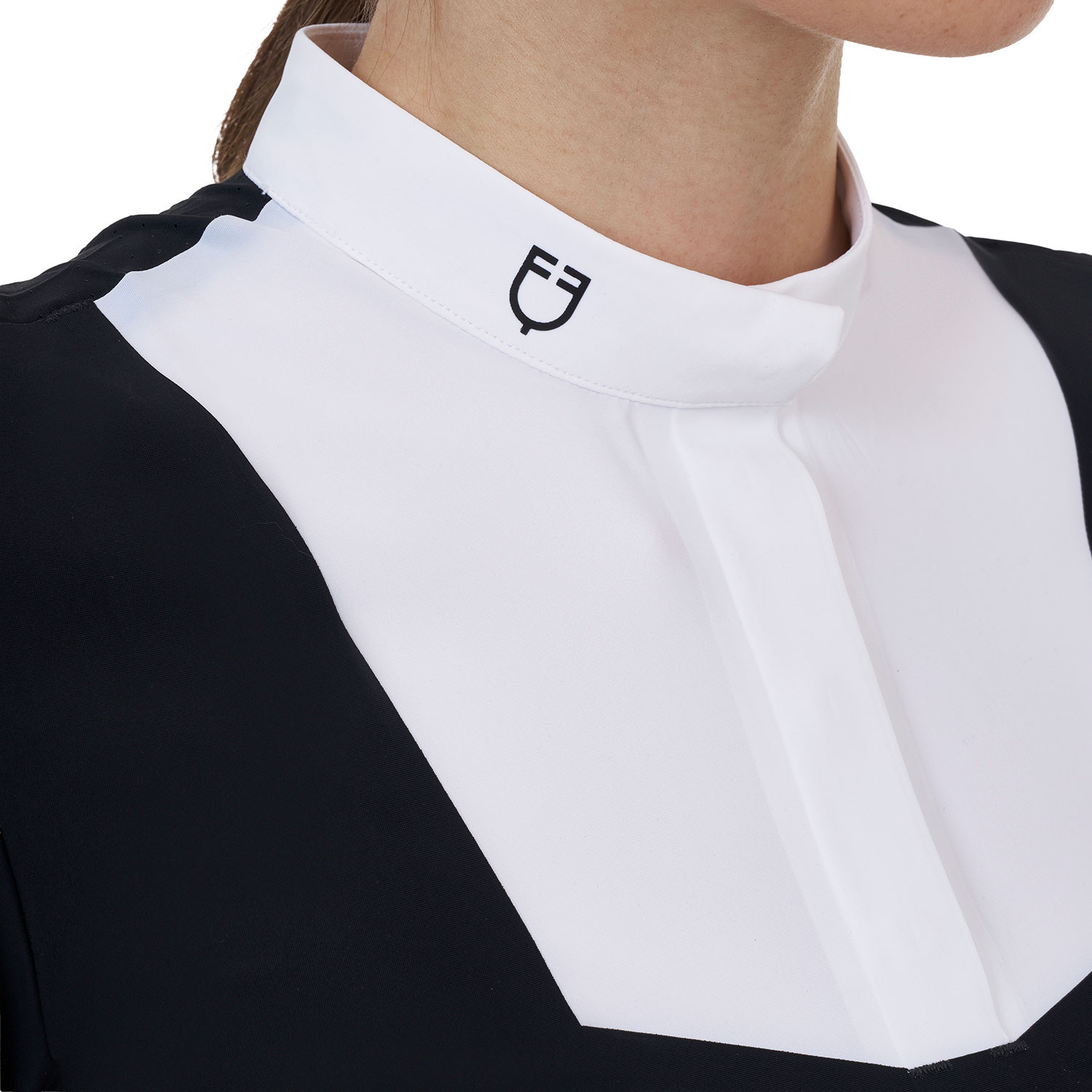 Damen-Turnierpoloshirt mit kurzen Ärmeln und Knöpfen
