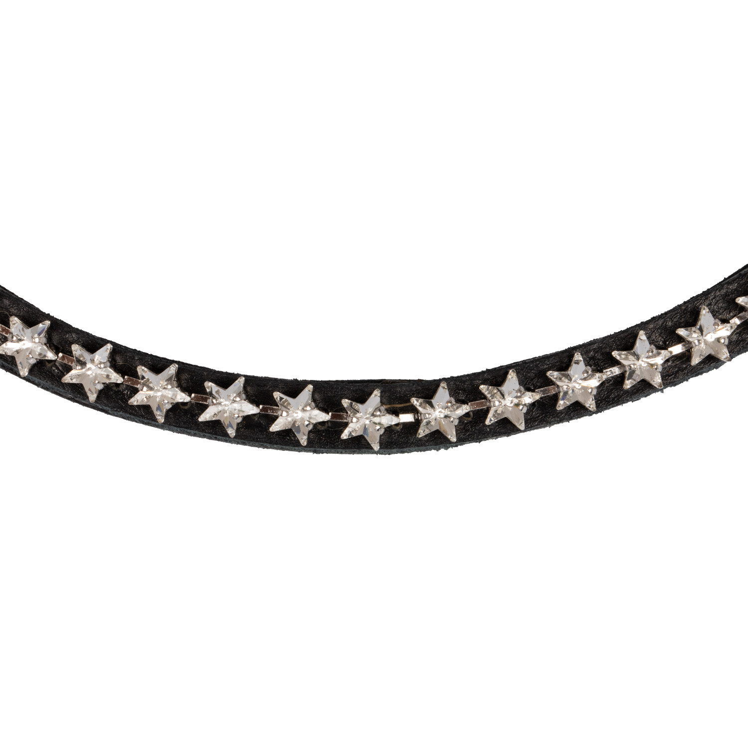 Stirnriemen Kalbsleder & Starry-Kristalle