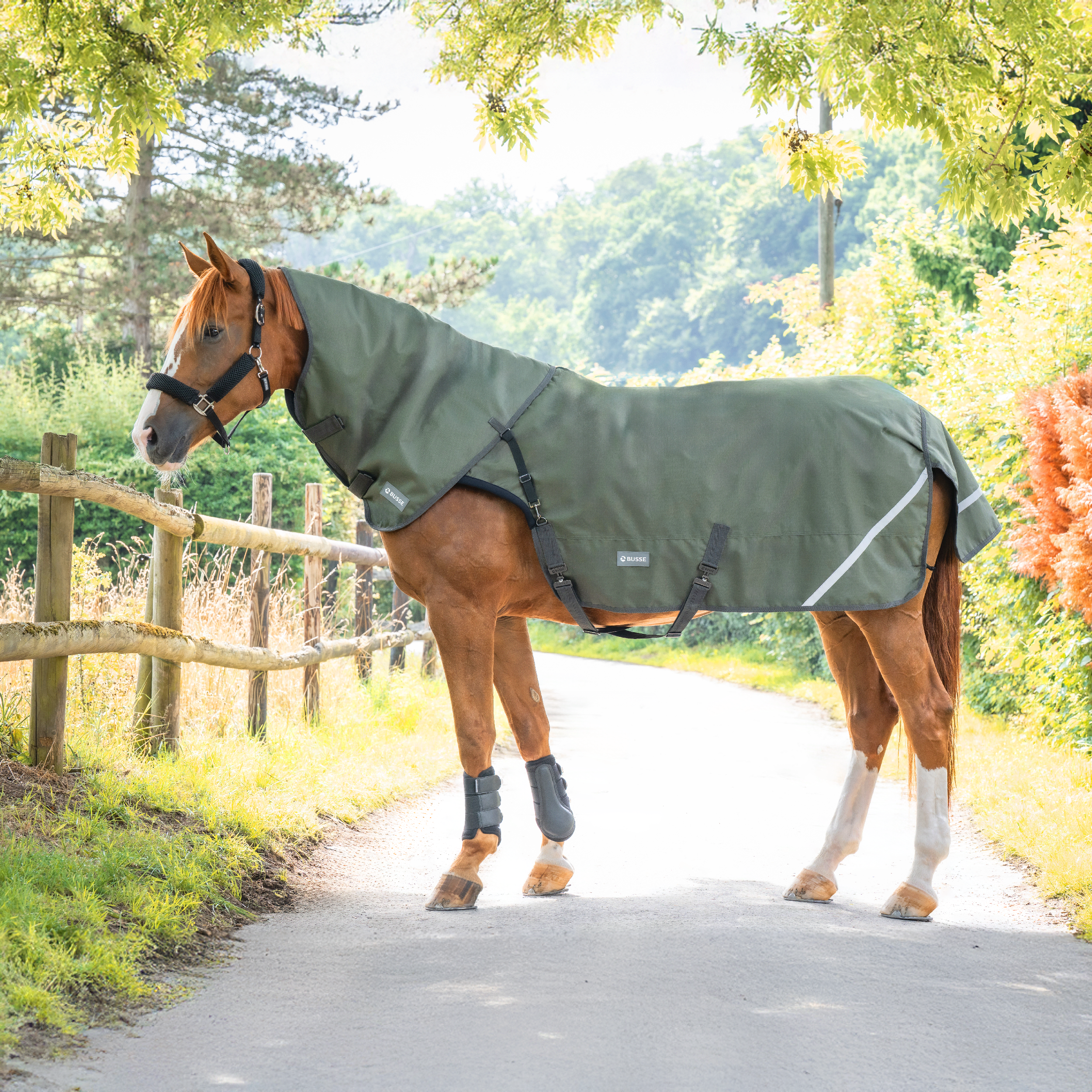 Partie cou couverture d'exercice RAIN BK 50