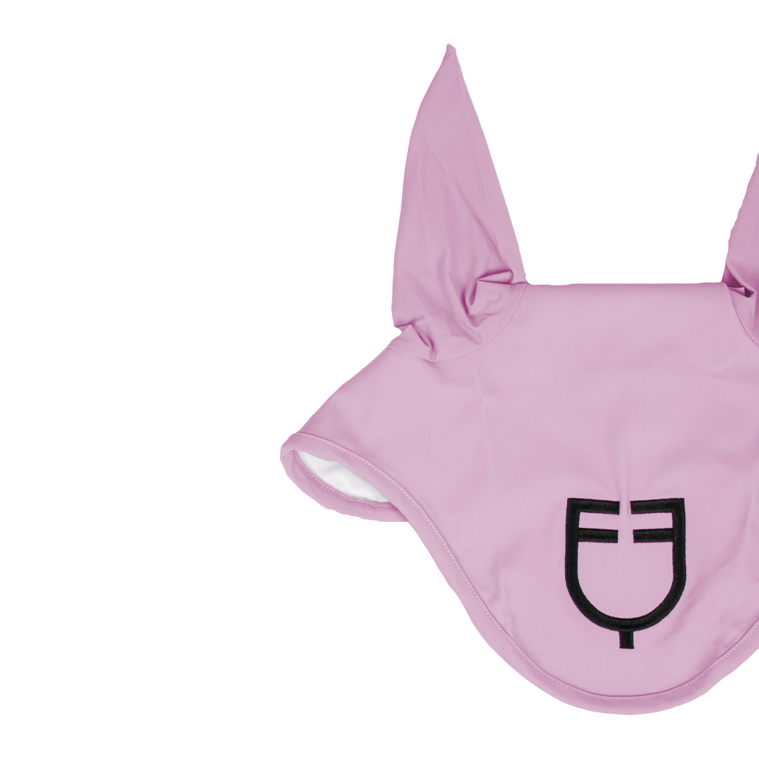 Fliegenhaube aus technischem Stretchgewebe mit Logo