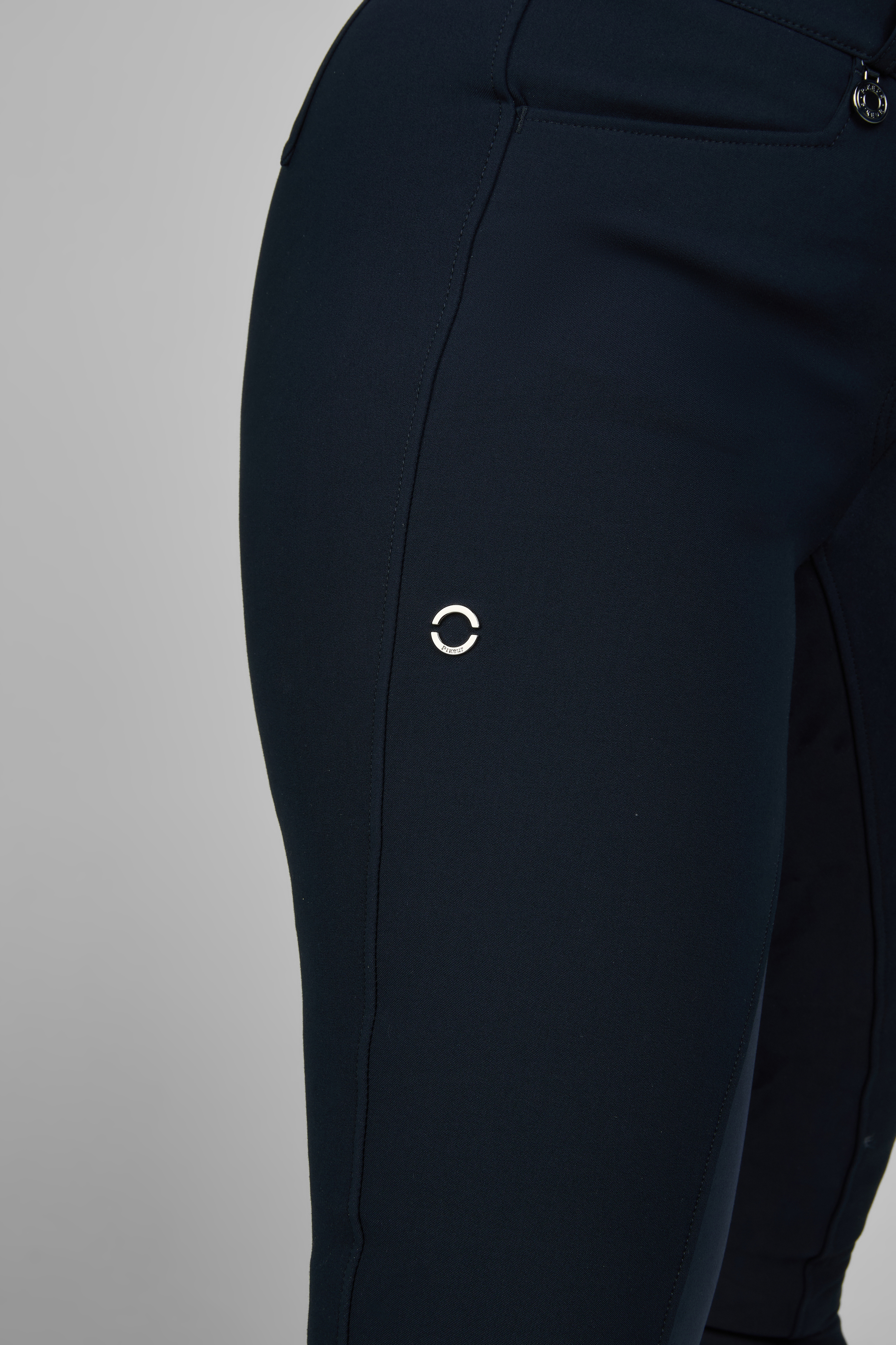 Reithose Damen Candela Kunstleder Ganzbesatz