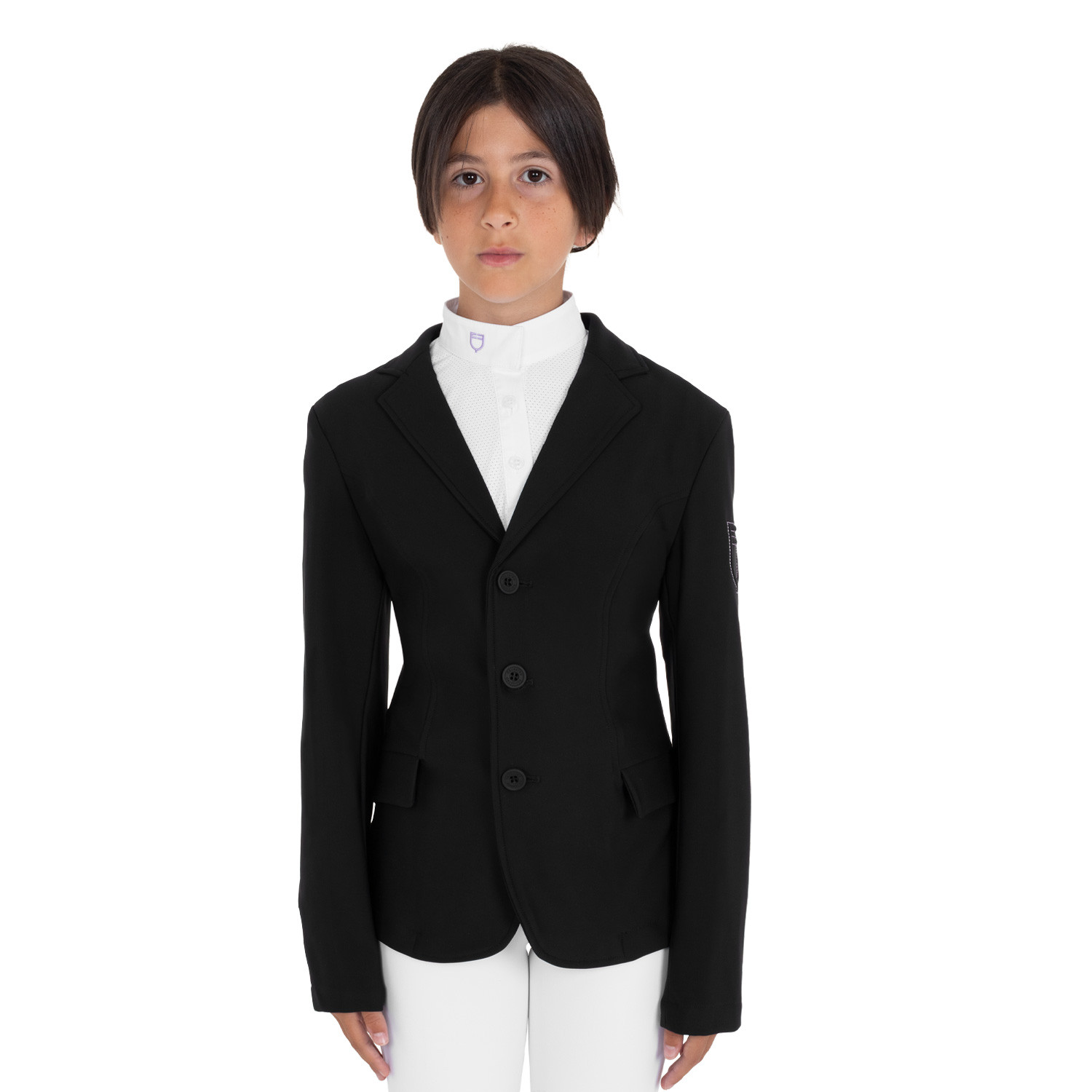Kinder-Turnierjackett Slim Fit mit drei Knöpfen
