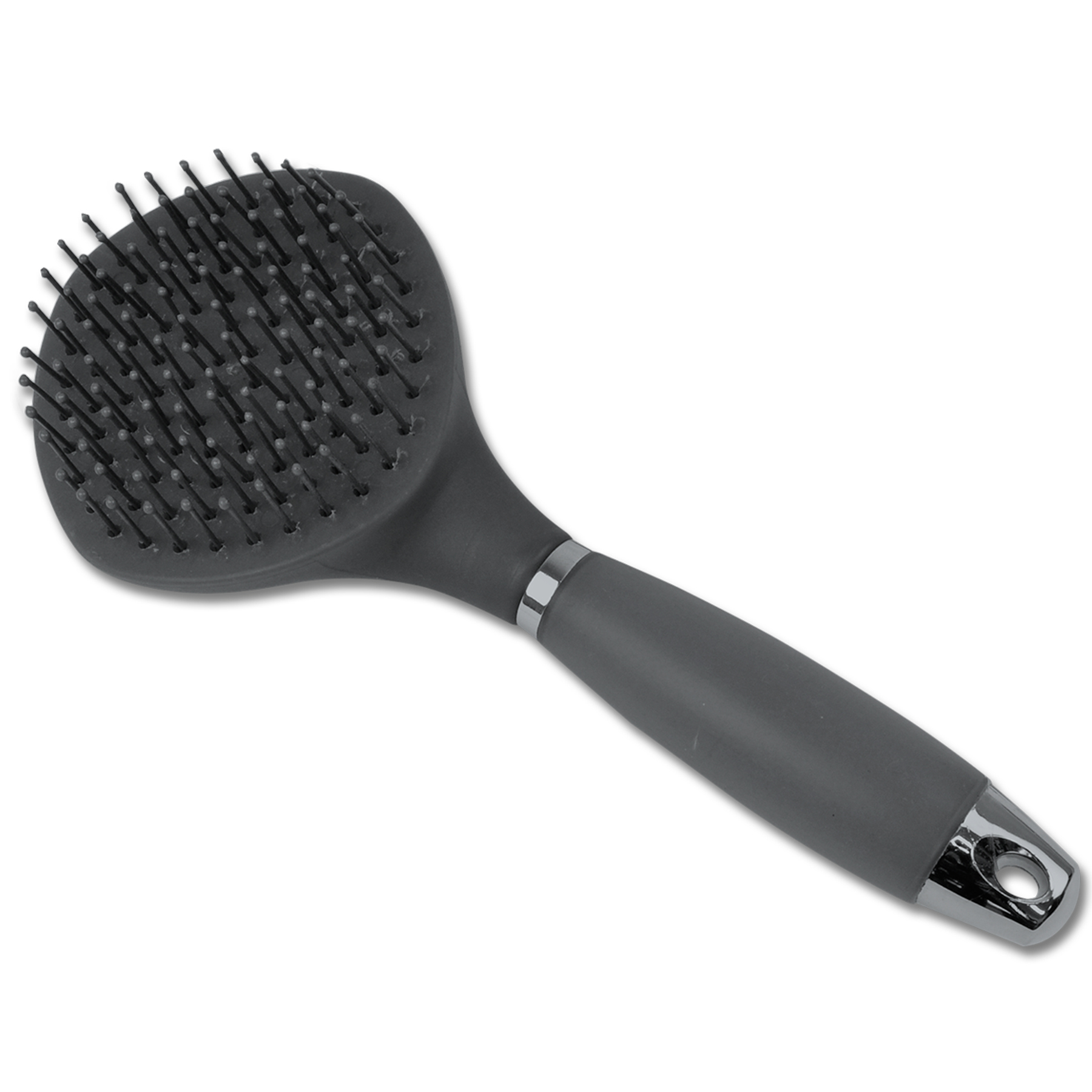 Long hair brush with gel handle