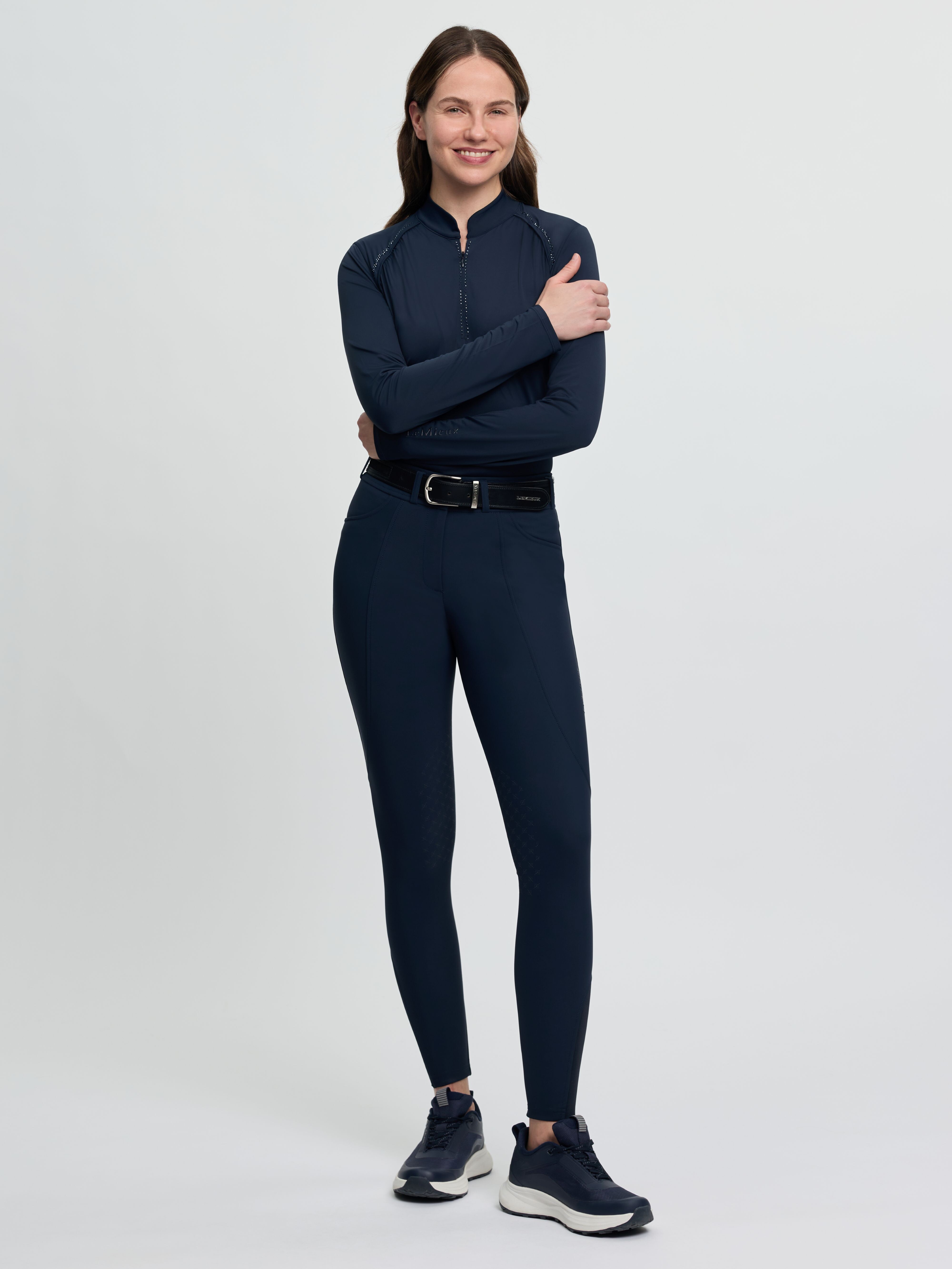 Brilliance Reithose mit Kniebesatz