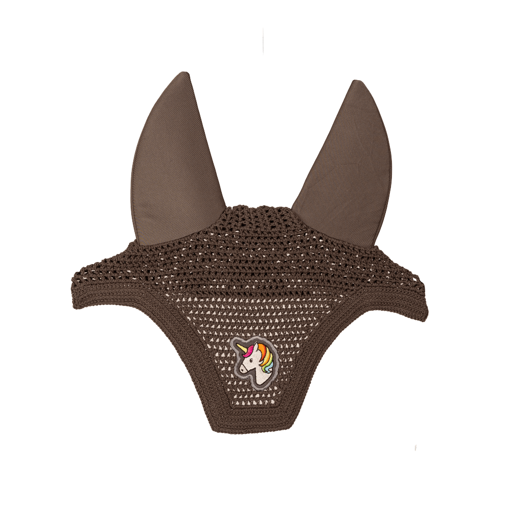 Ear bonnet Wellington grey personalised Unicorn silent