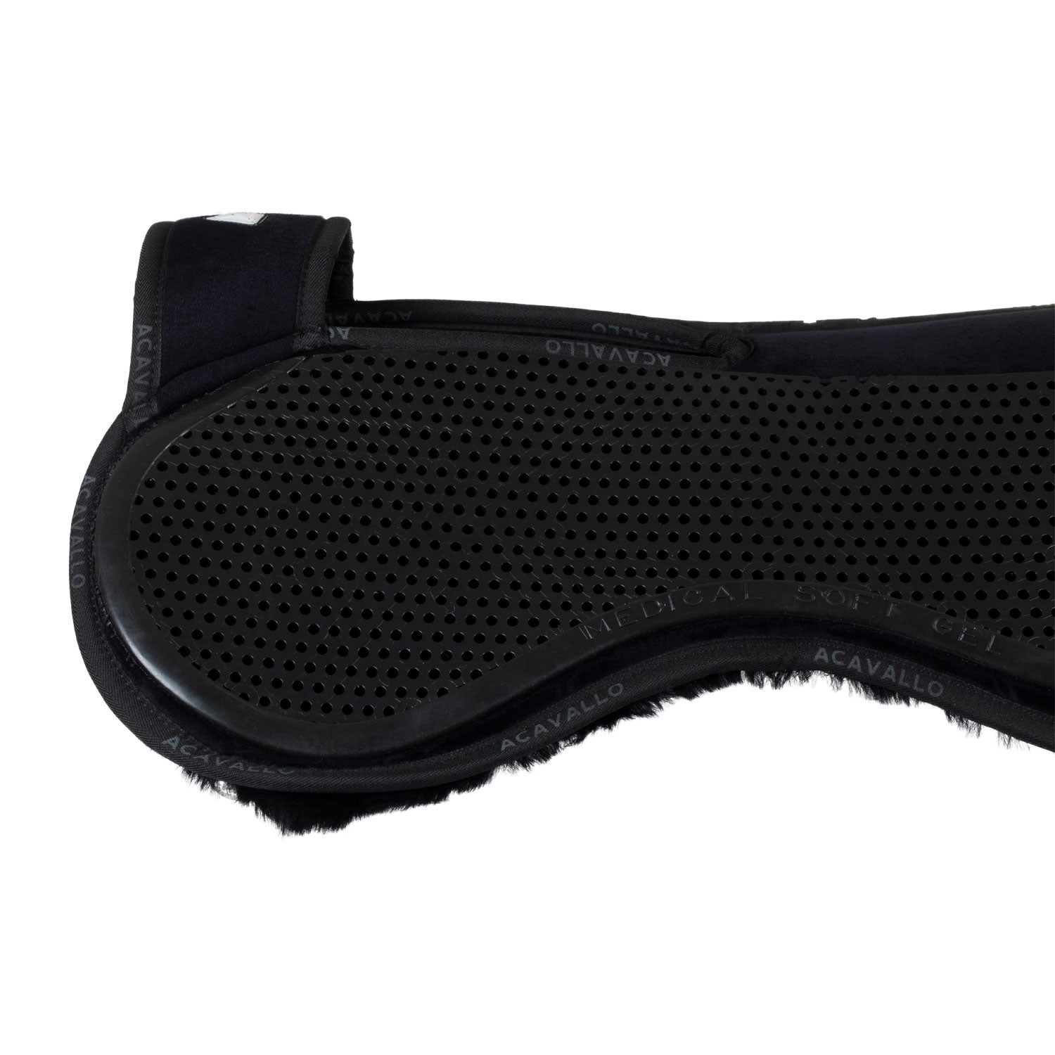 Sattelkissen MF-S WFS Wildleder Voll-Lammfell Classic Gel flach