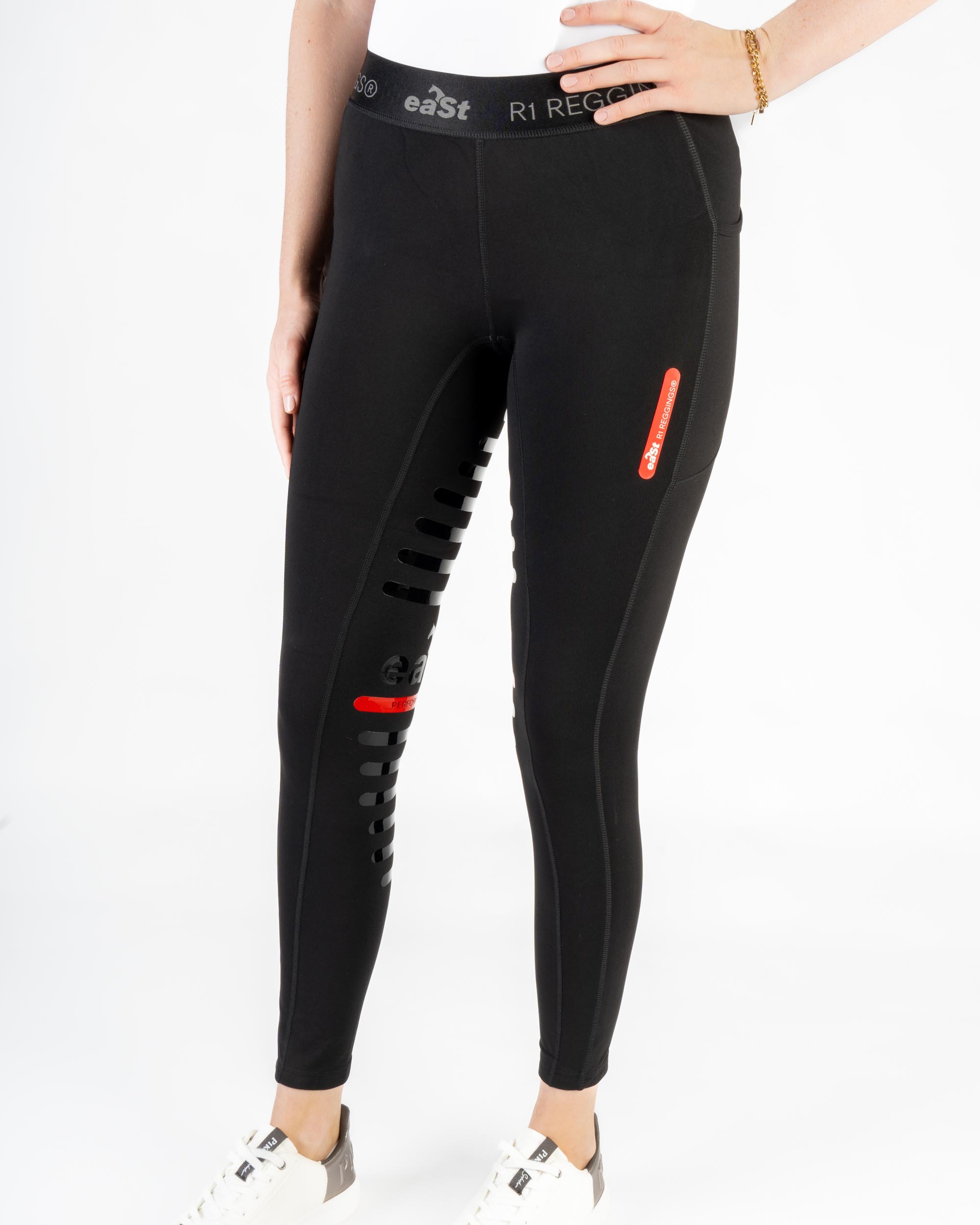 Ladies riding leggings Reggings® R1 Dressage with full grip