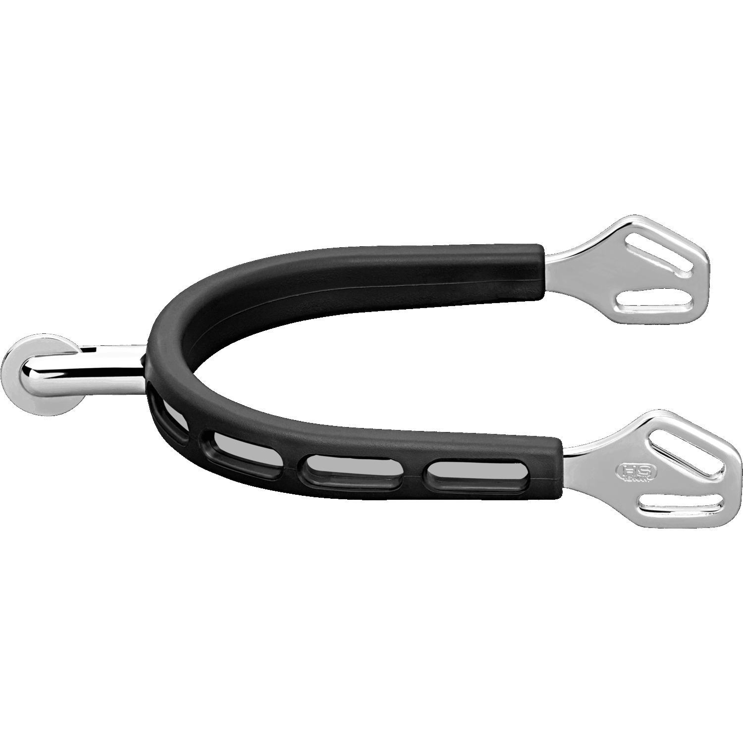 Spurs Ultra Fit Extra Grip rounded spike with small wheel in black