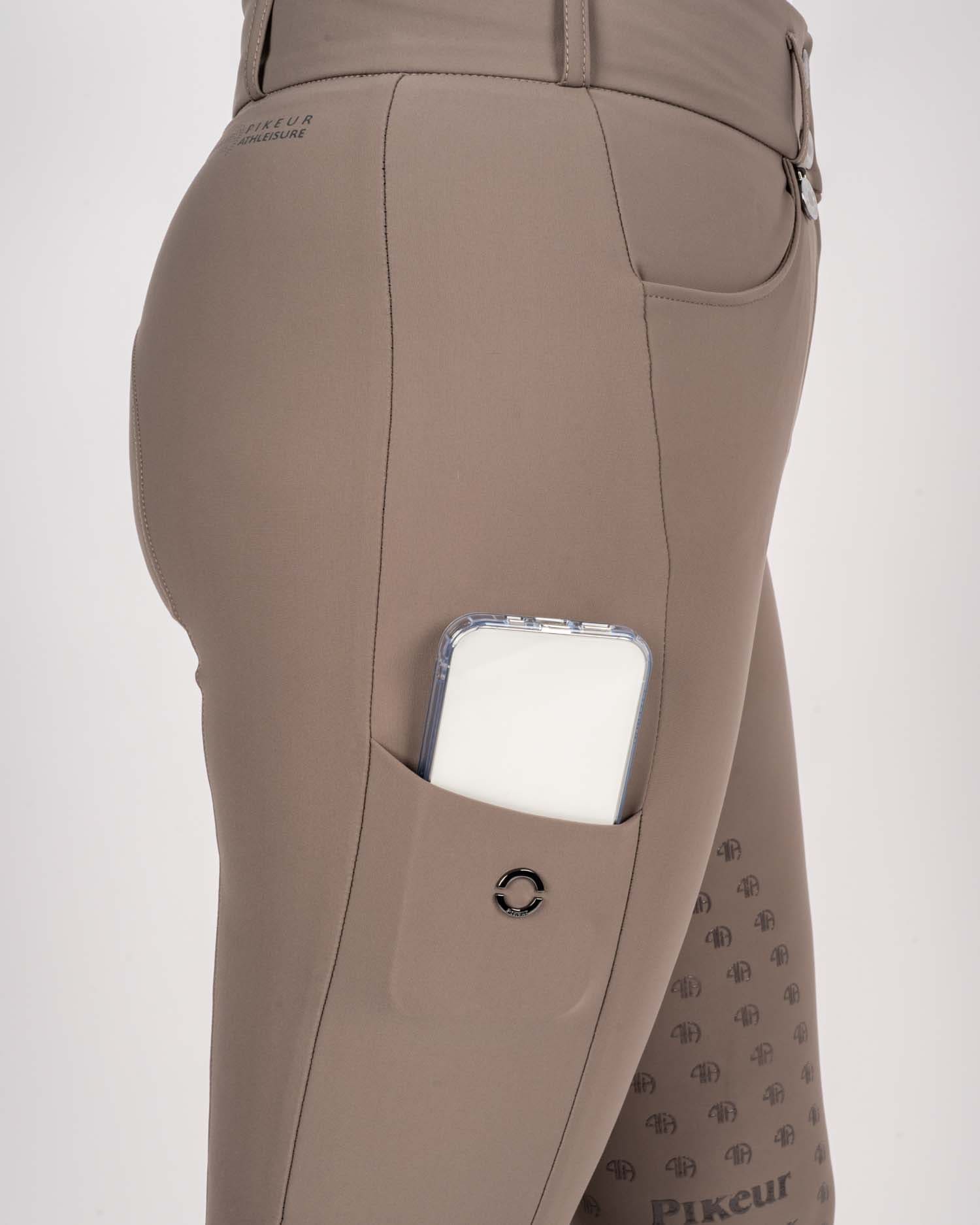 Pantalon d'équitation dame Amia Sd avec full grip