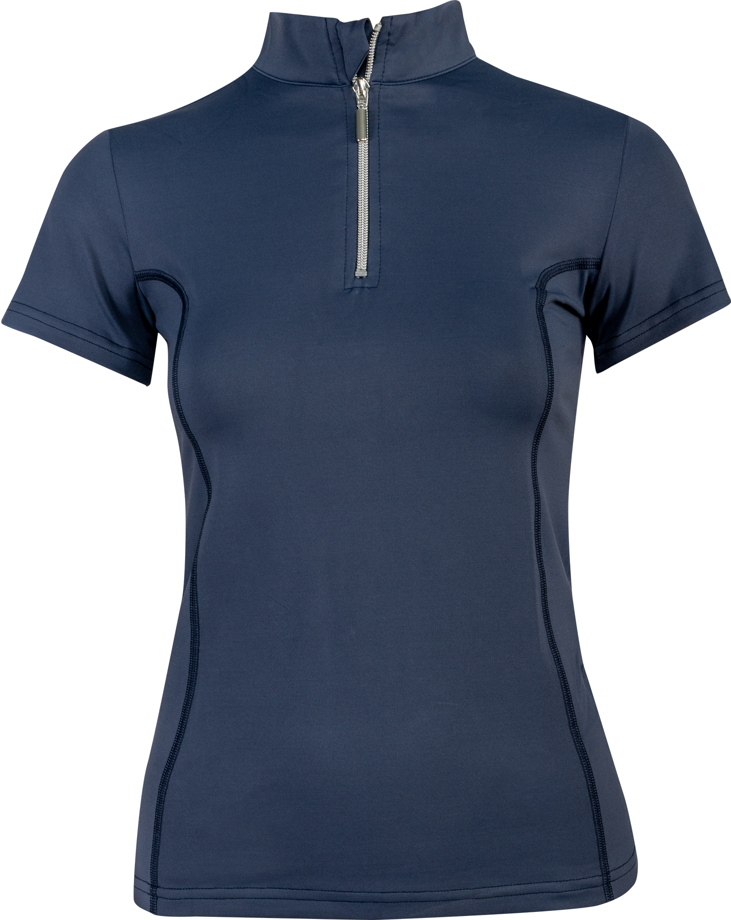 Women's functional shirt Cadtown Zip short sleeve