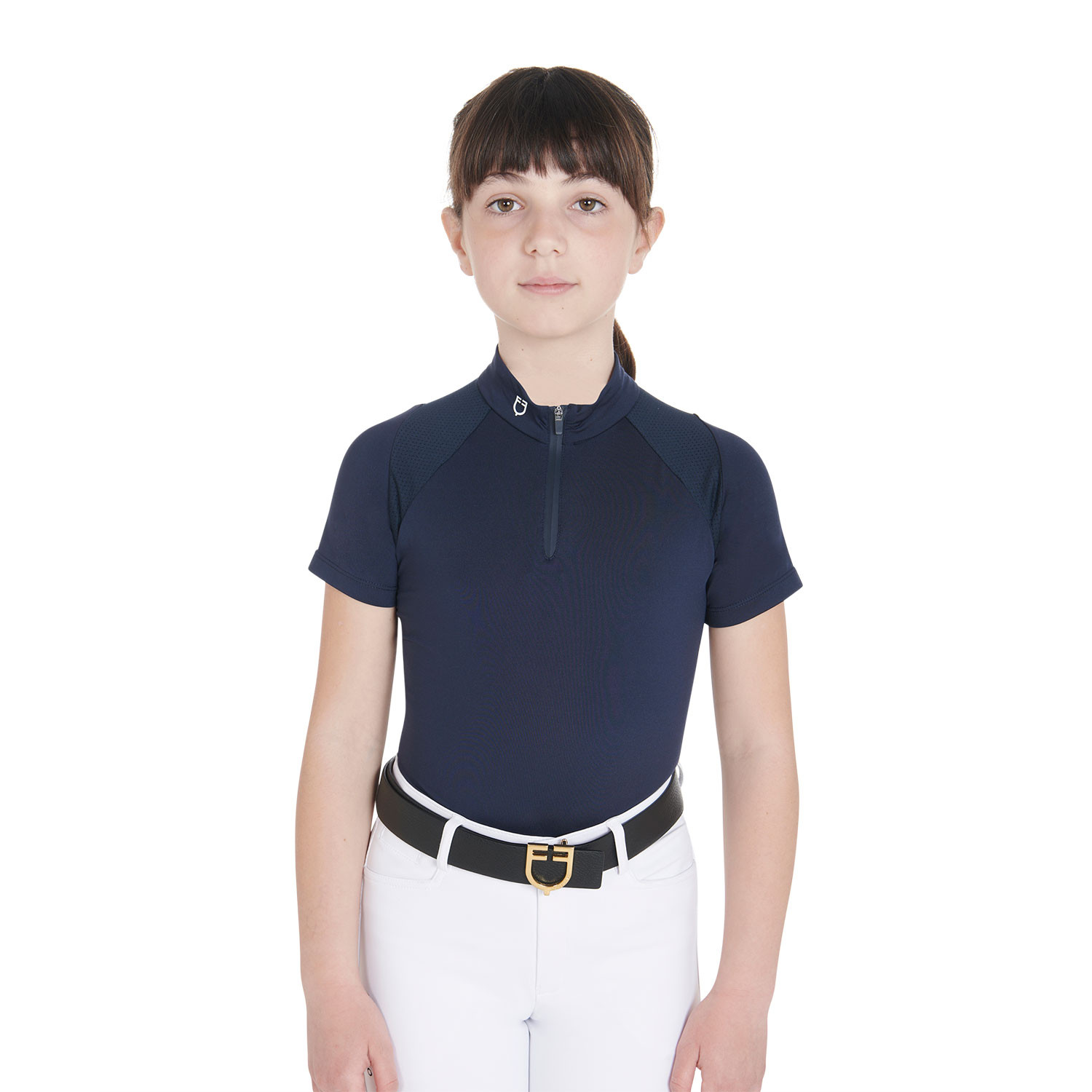 Schmales Kinder-Trainingspolo High Performance