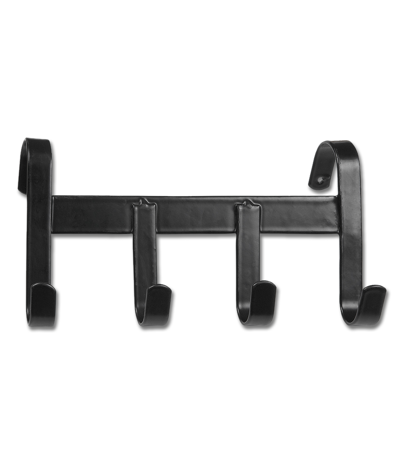 Trensenhalterleiste, 4 Haken, schwarz