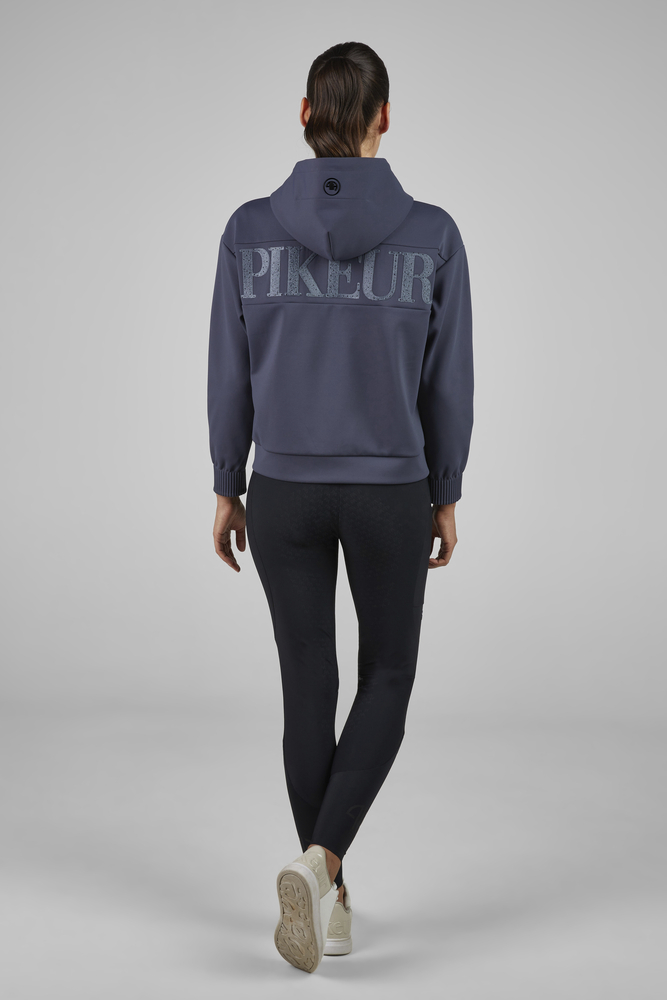 Women's athleisure sweatshirt jacket