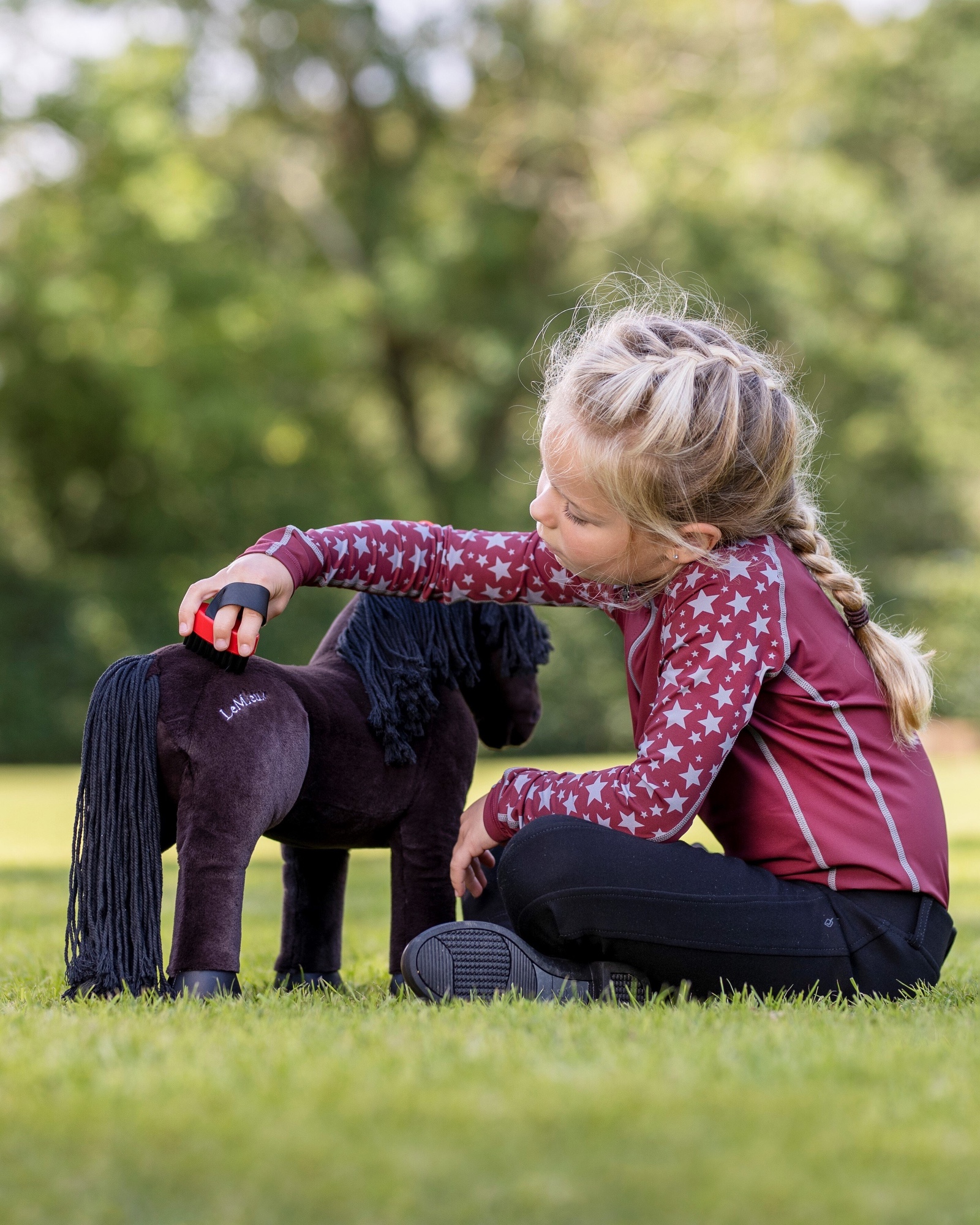 Toy Pony Grooming Kit in rot