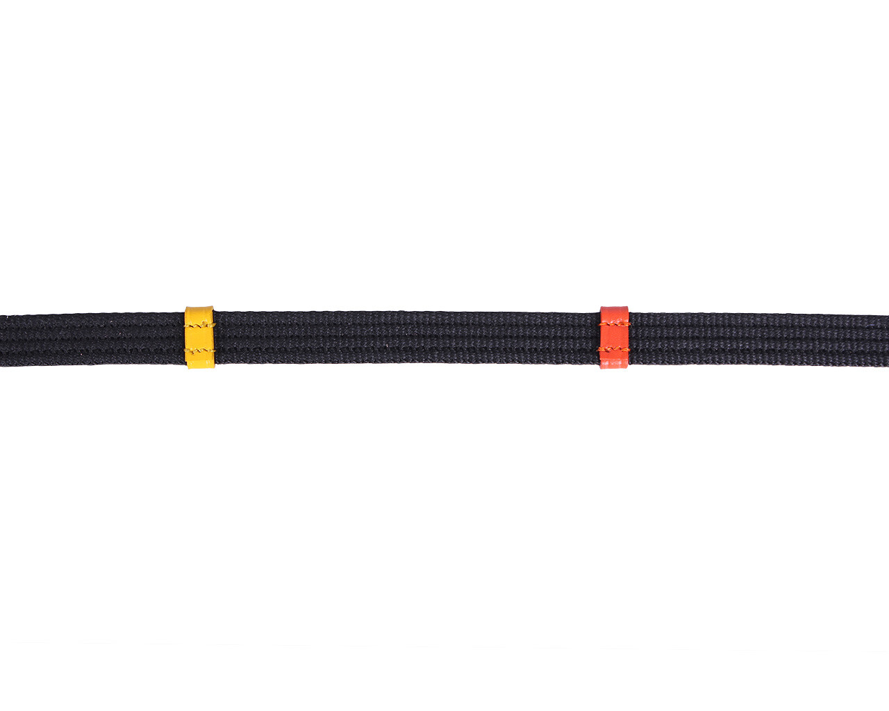 Coloured reins with stops