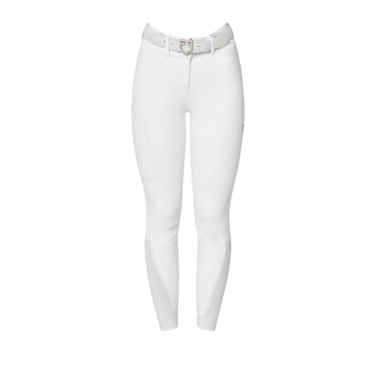 Damen-Reithose mit hohem Bund und Vollbesatz