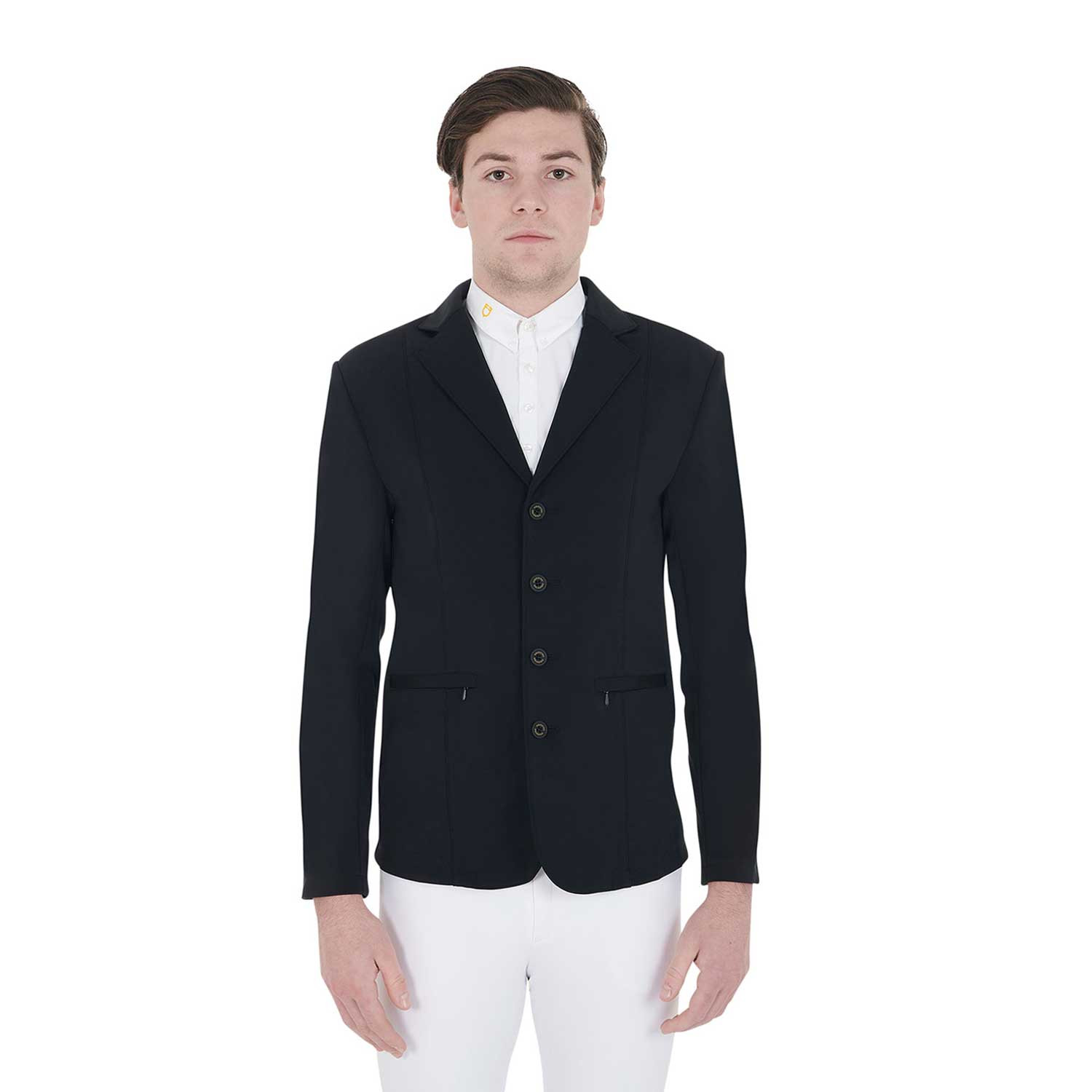 Turnierjacket für Herren mit kontrastfarbenem, gesticktem Logo