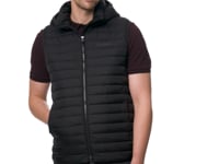 Herren Steppweste mit Kapuze