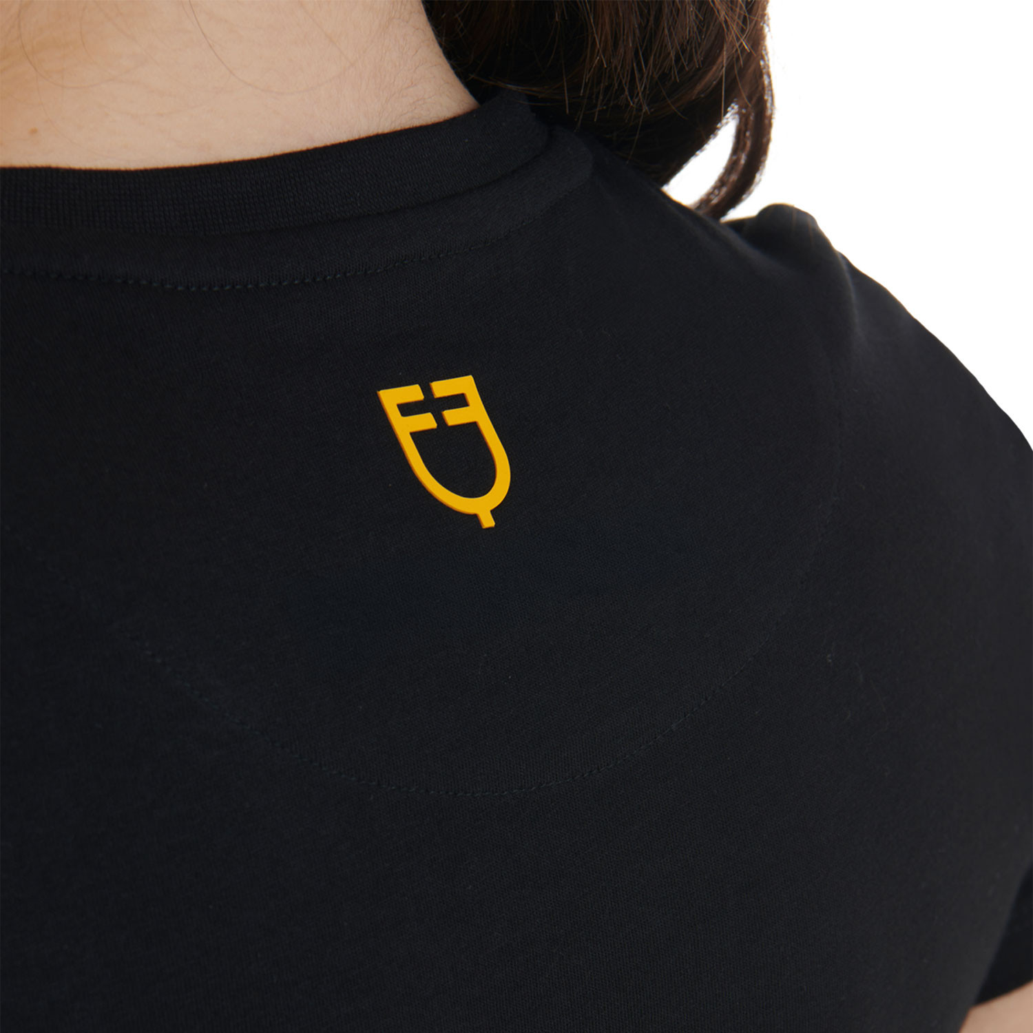 Tailliertes T-Shirt mit Moonlight-Print