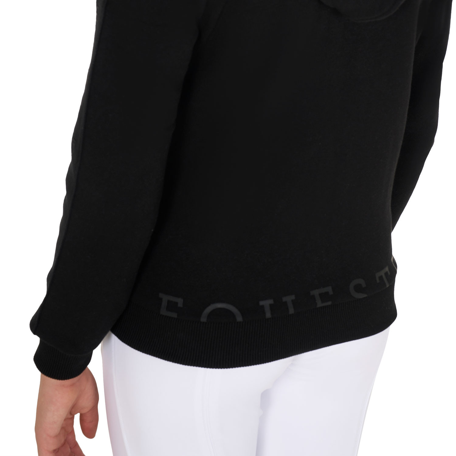 Mädchen-Sweatjacke mit durchgehendem Reißverschluss und Innenfleece