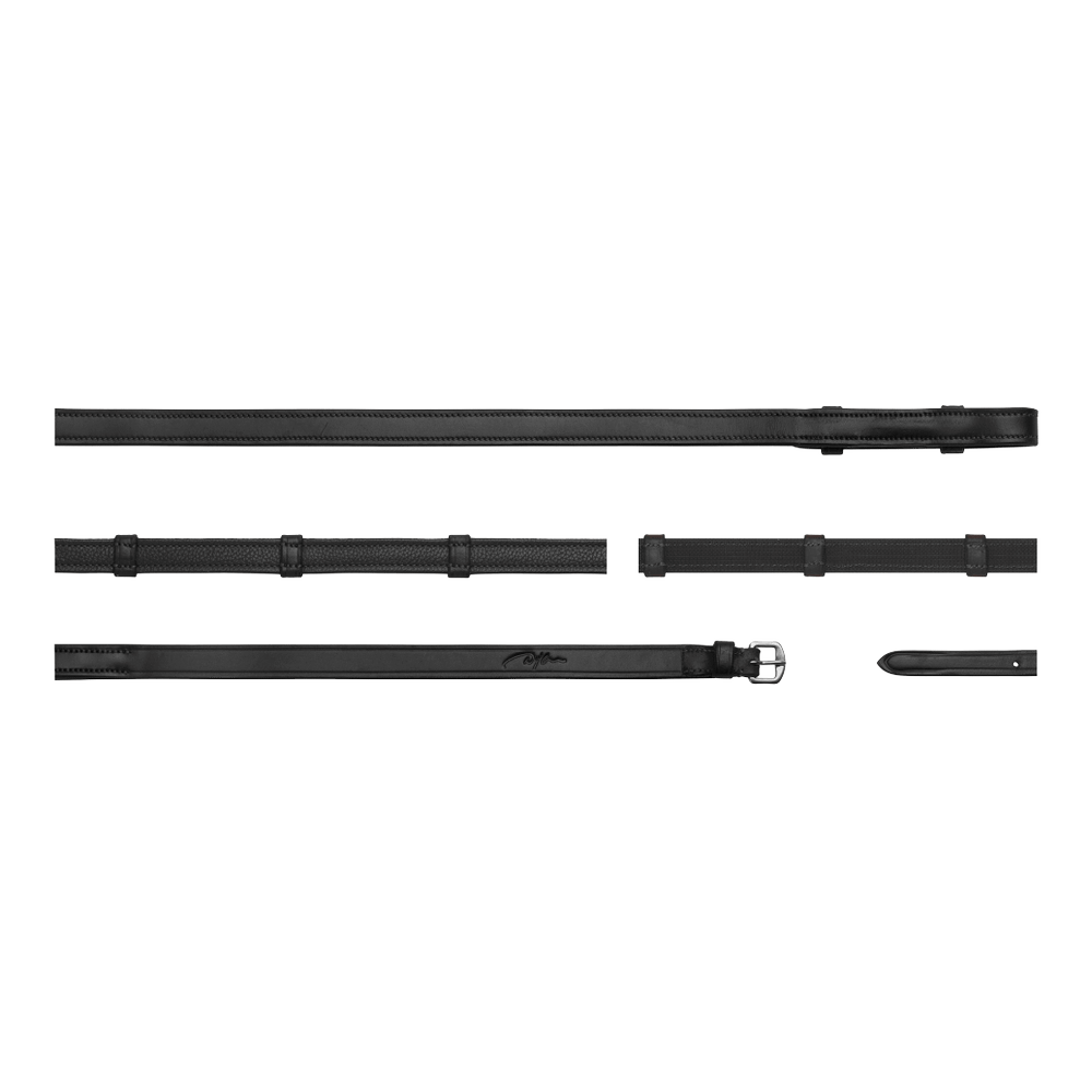 5/8" (16 mm) Jagdzügel mit 7 Lederstegen (ohne Stopper) 5/8" (16 mm) Jagdzügel mit 7 Lederstegen (ohne Stopper)