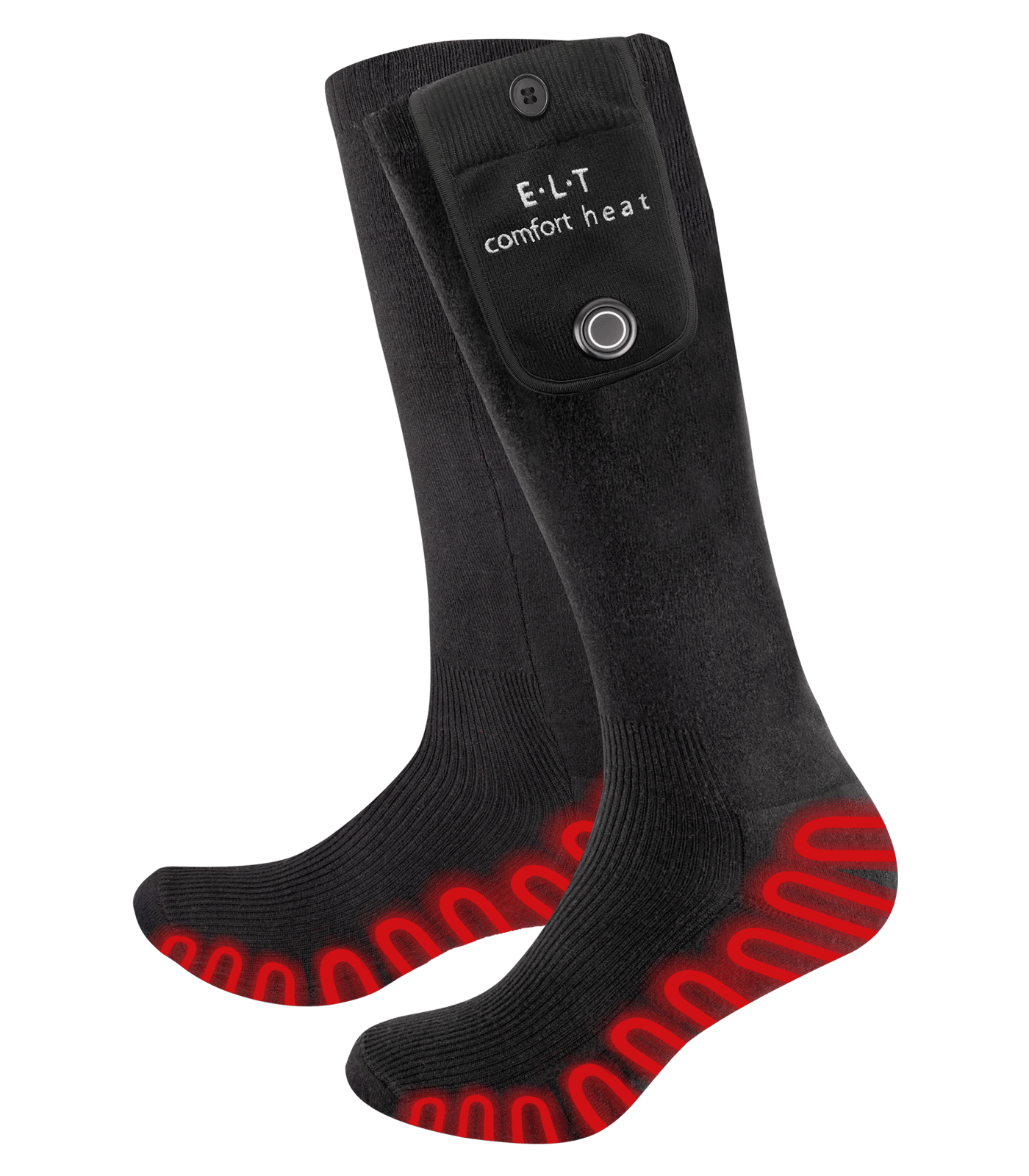 Heatable Socks Comfort Heat, black