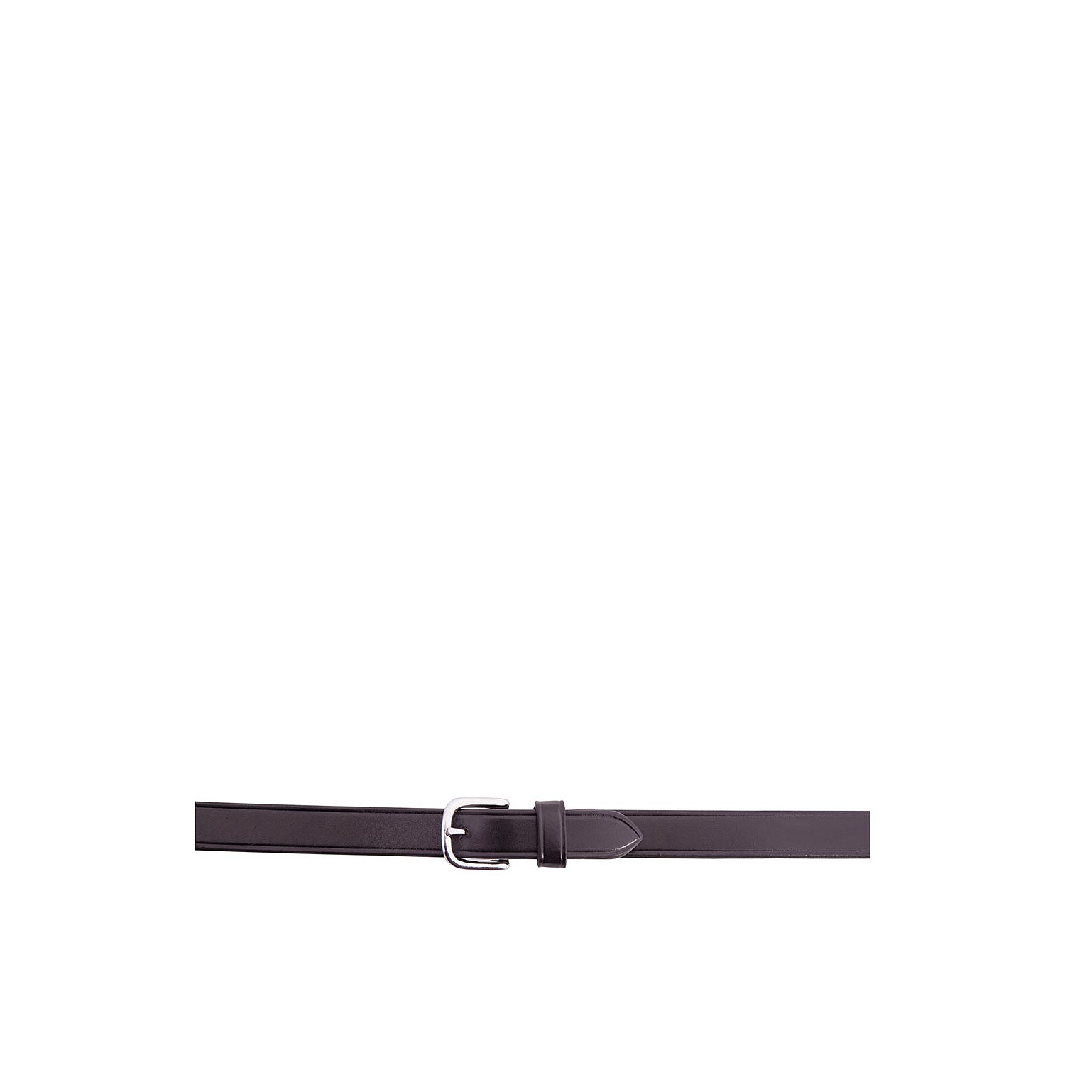 Lederzügel in schwarz/silber