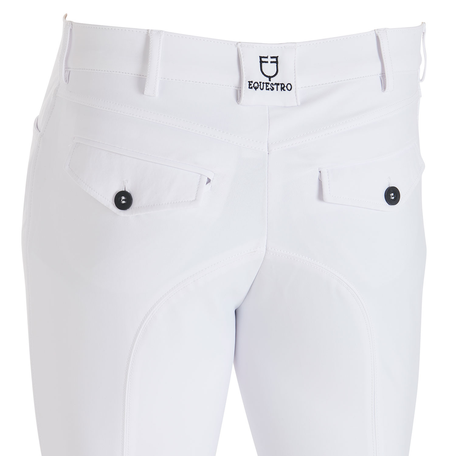 Schmale Herren-Reithose mit Grip und Logo