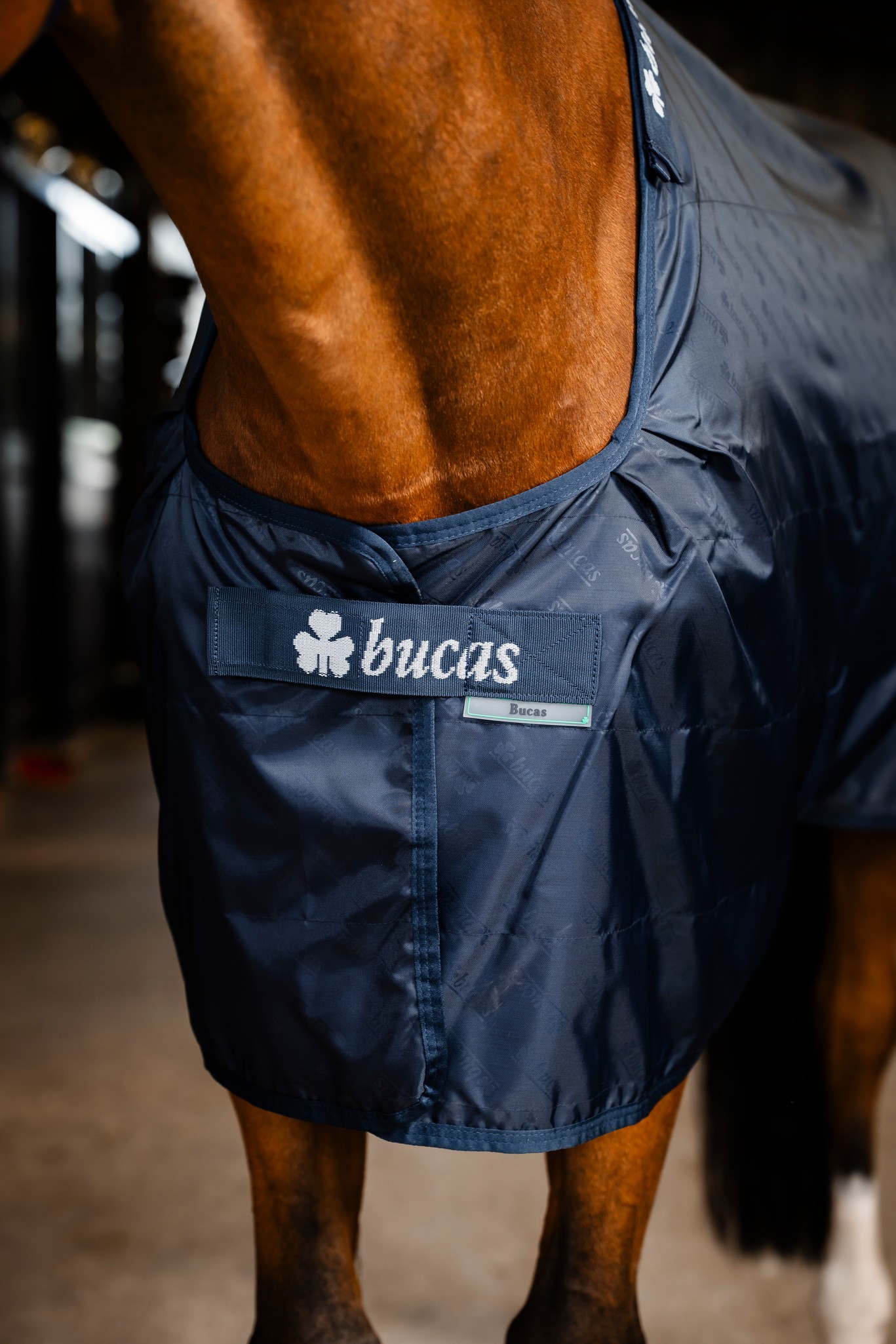 Stalldecke Stable Sheet in Navy/Navy