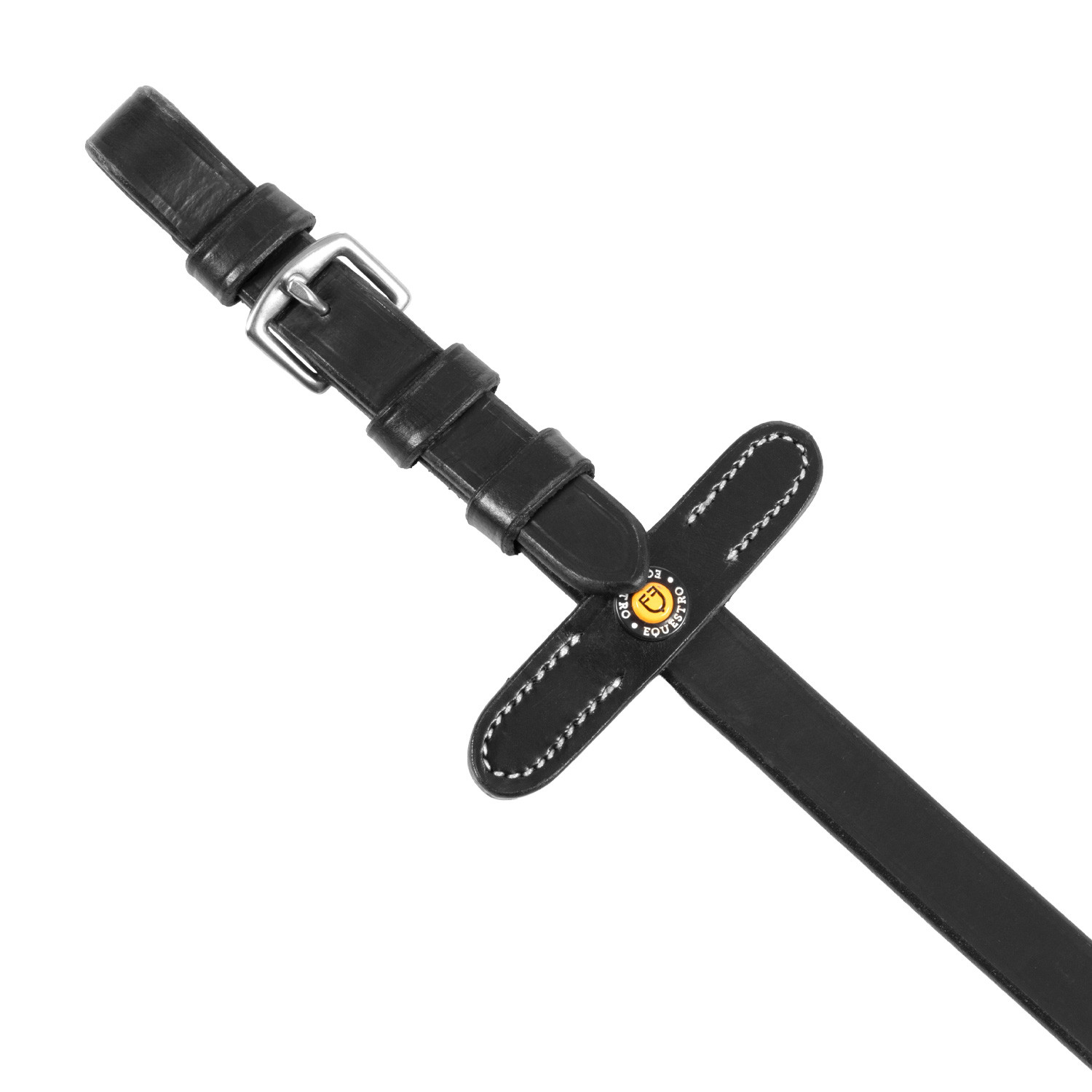 Lederzügel mit Gurtband