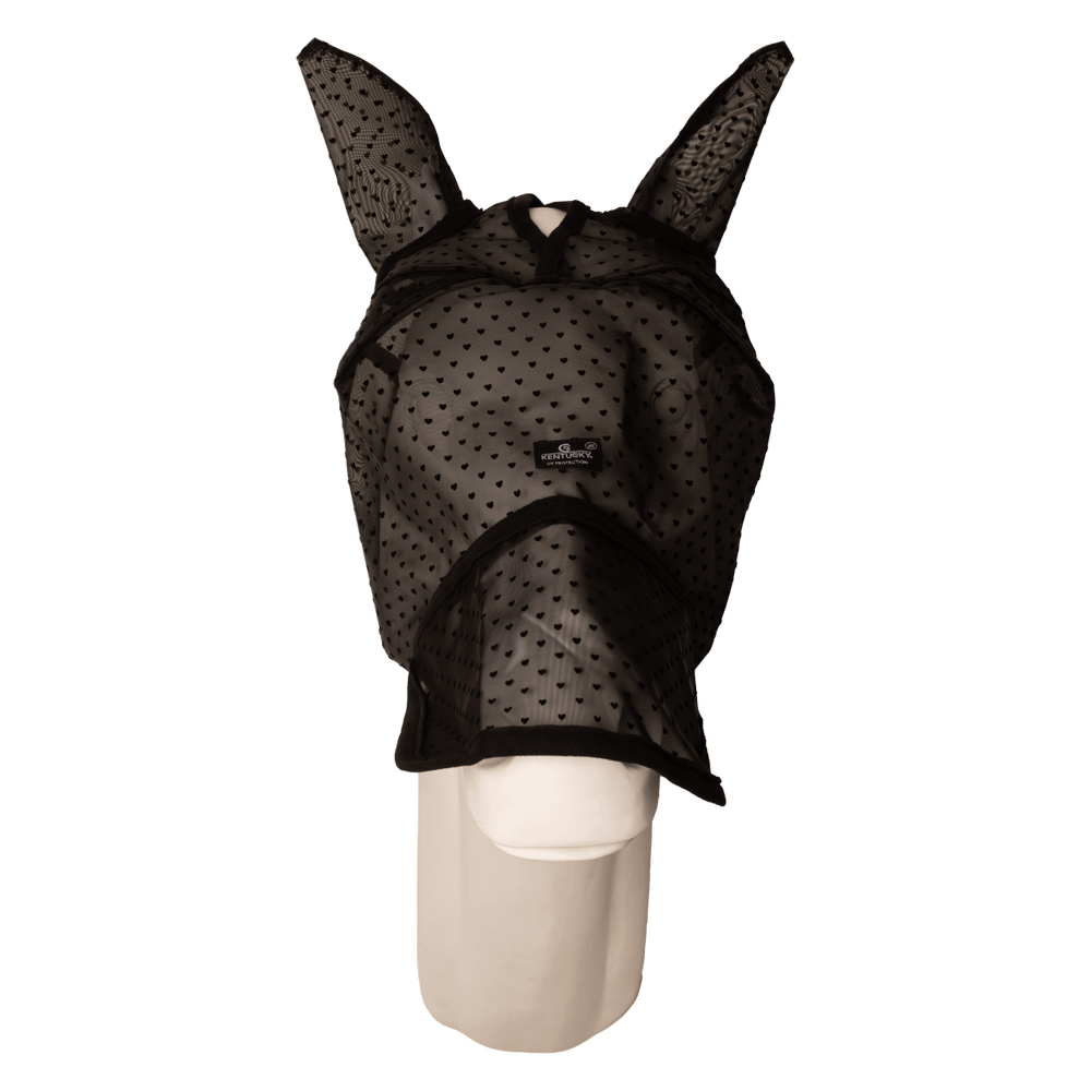 Fliegenmask Heart mit Ohren und Nase