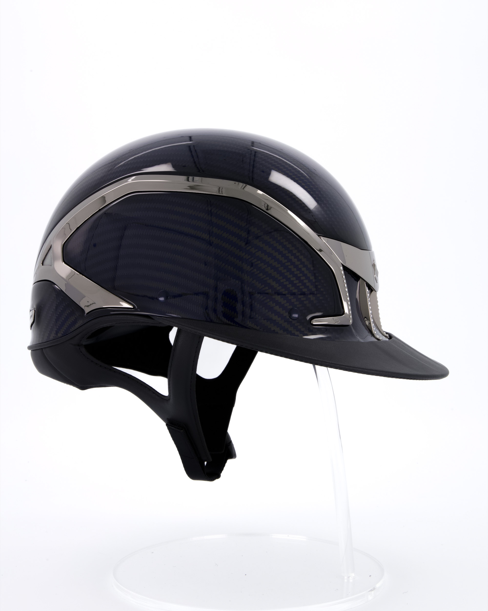 Riding helmet XJ Miss Glossy Swarovski in blue