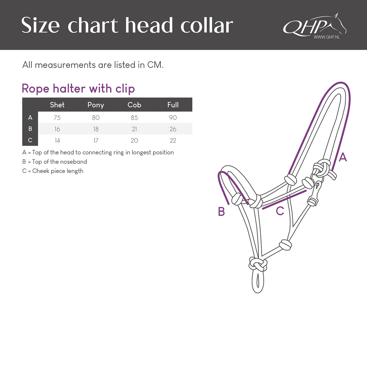 Knotted halter with clip