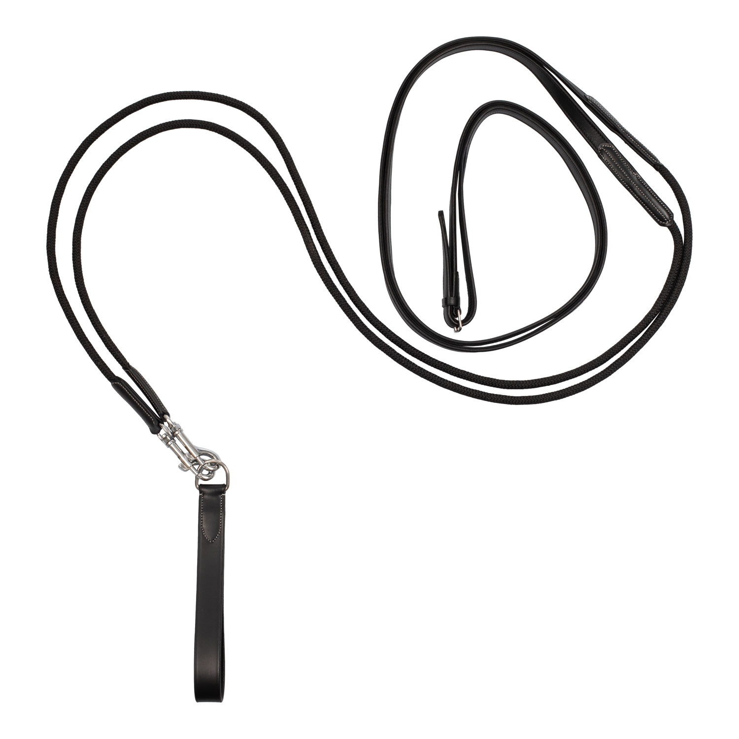 Ausbindezügel aus Leder und Nylon