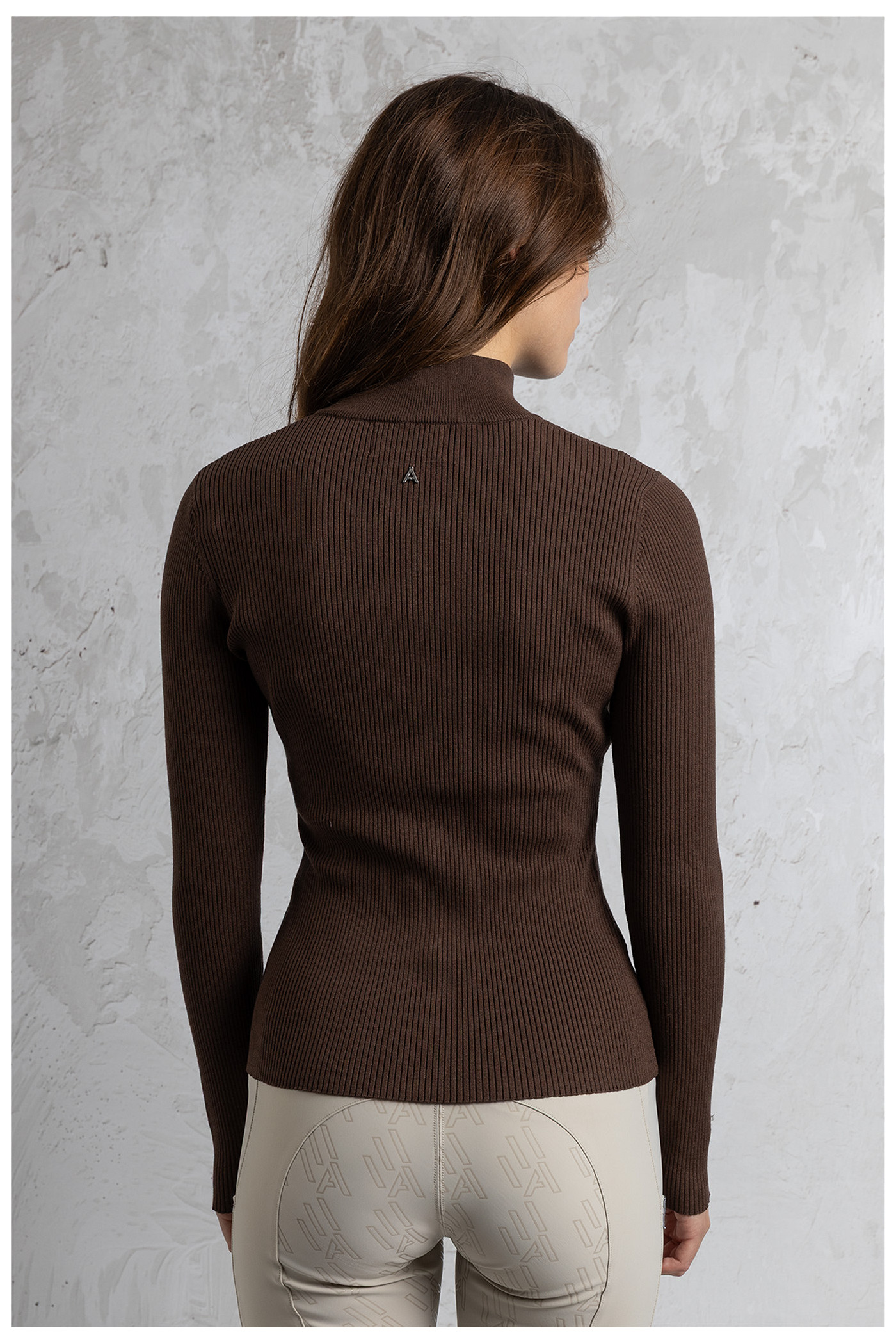 Slim-Fit-Strickjacke mit Reißverschluss ATC262304