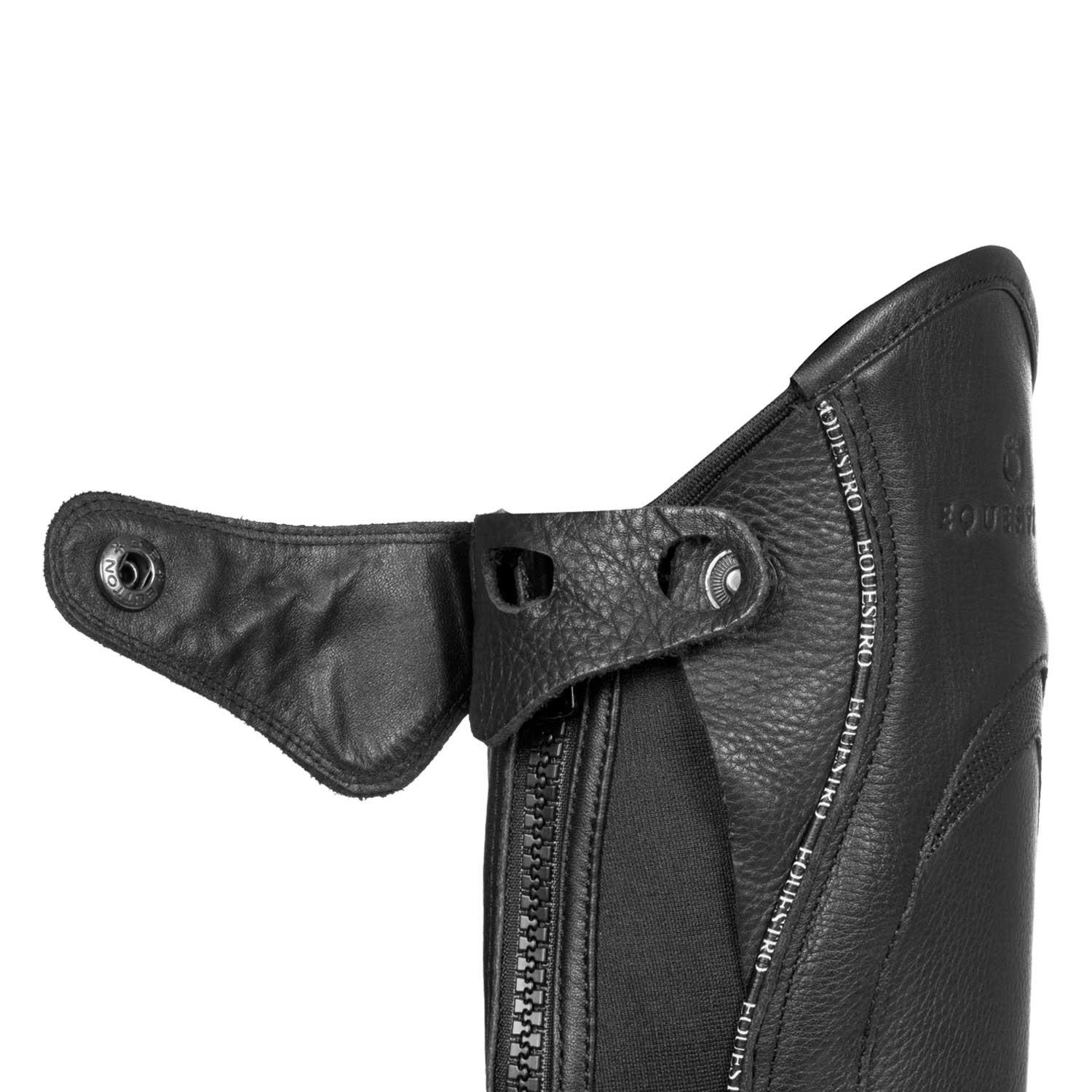 Unisex-Ledergamaschen mit Kontrastprofil neu