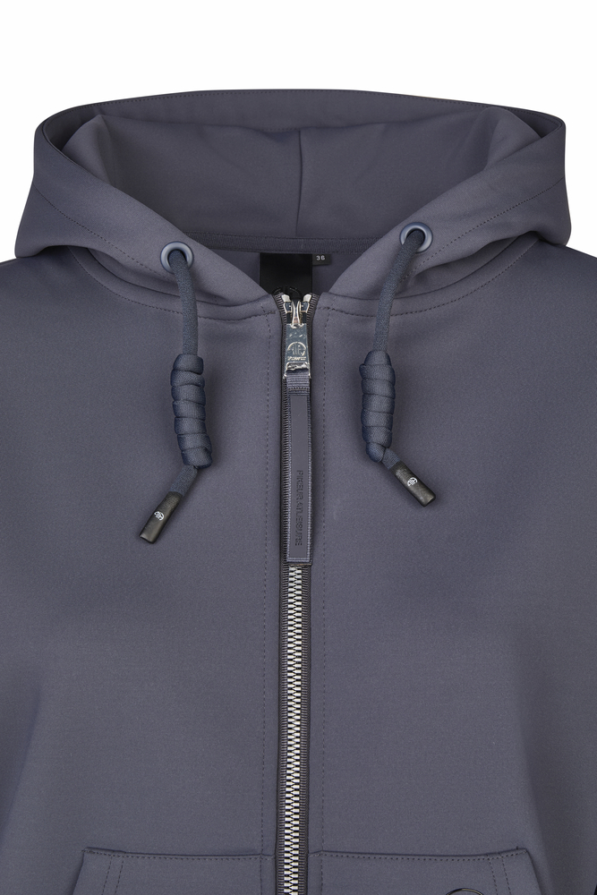 Women's athleisure sweatshirt jacket