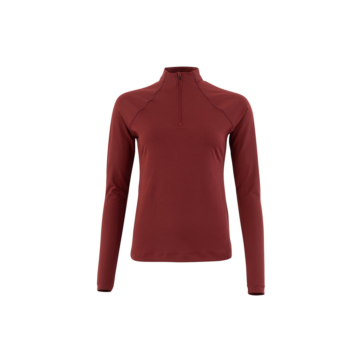 CLX Langarmshirt mit Reißverschluss Damen