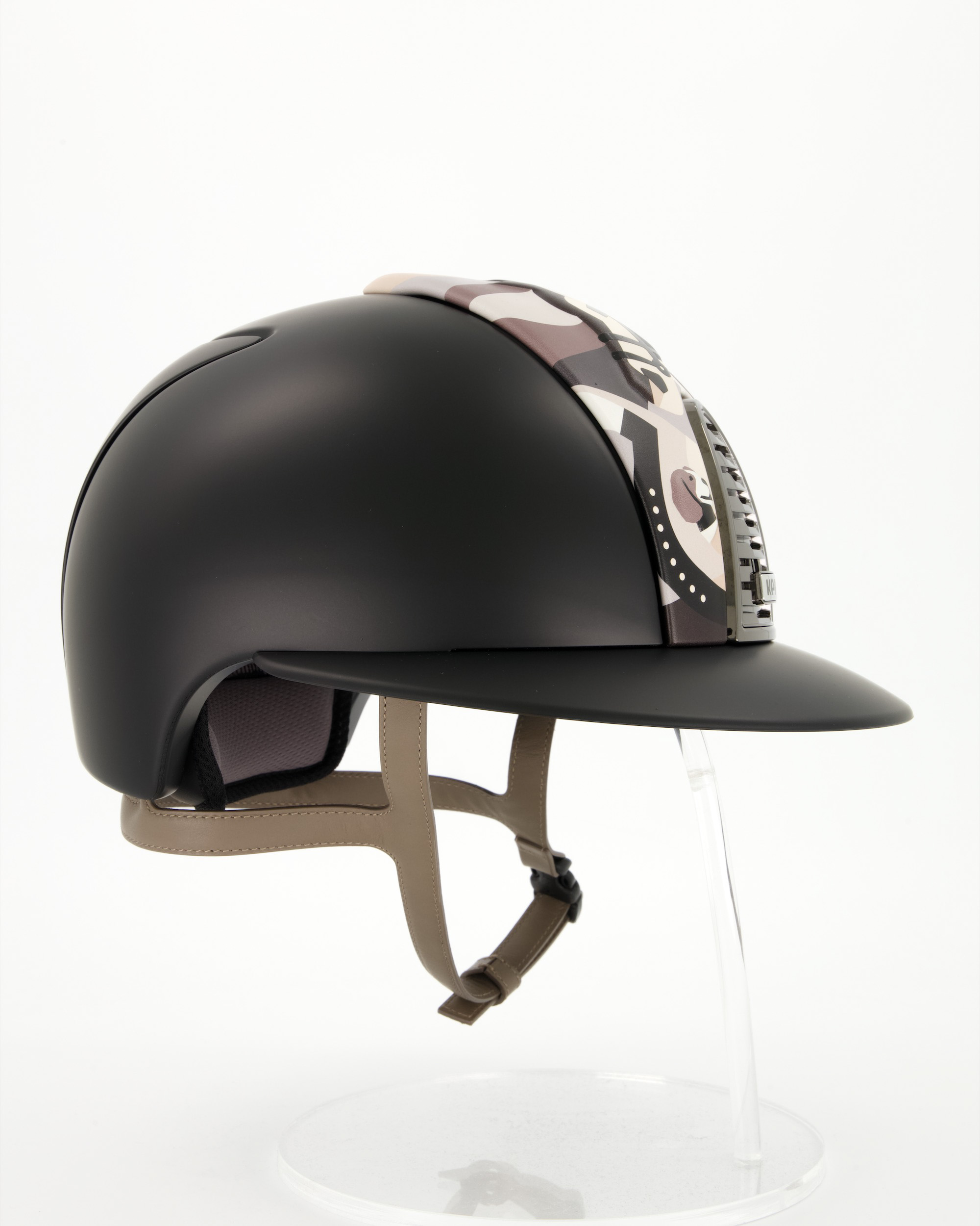 Reithelm Cromo 2.0 Textile Pegasus Polo in schwarz