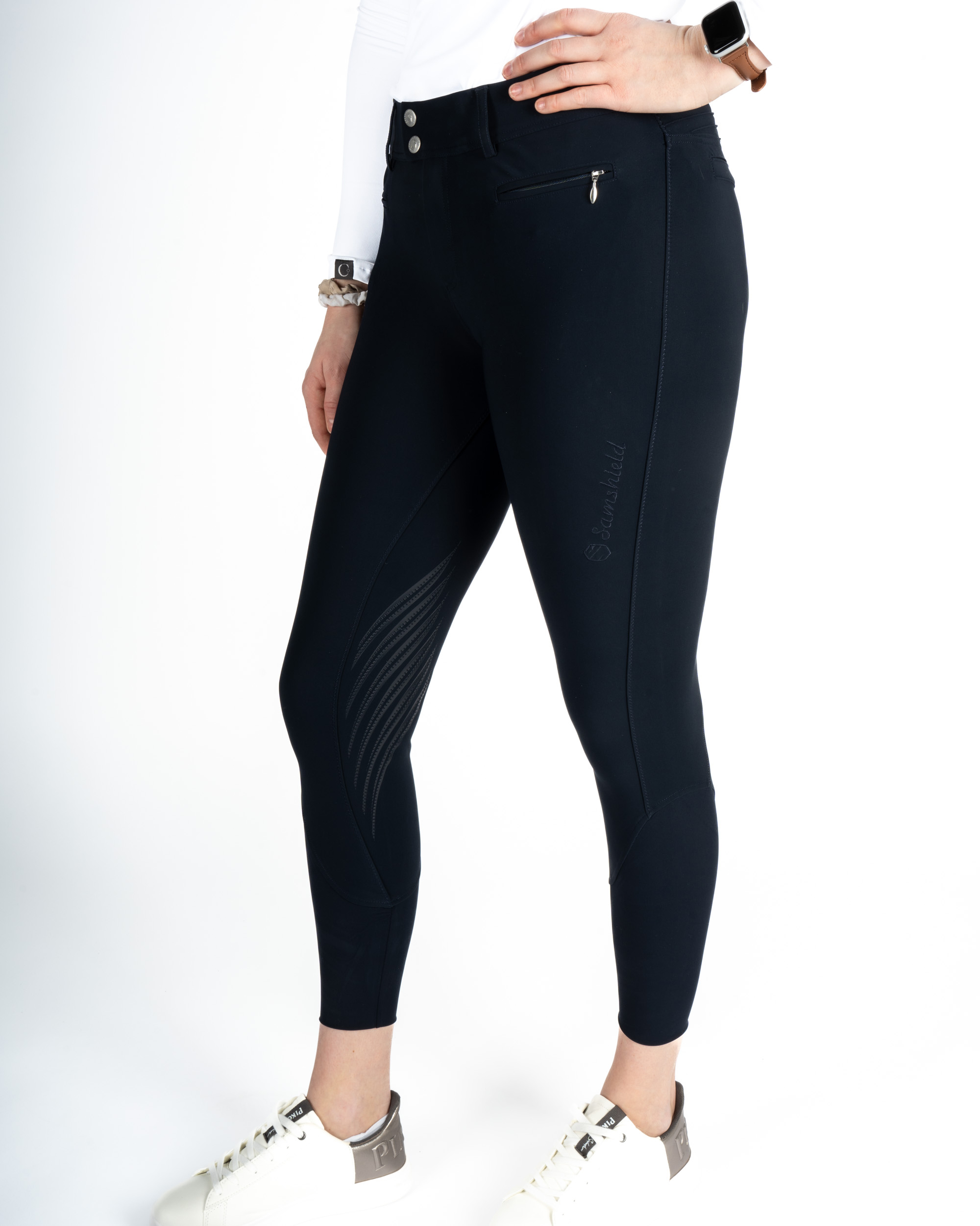 Ladies riding breeches Chloe PL knee grip
