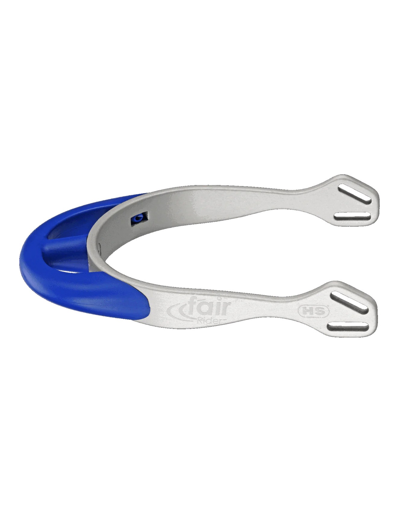 fairRider spurs - aluminium, 25mm neck blue thin rounded