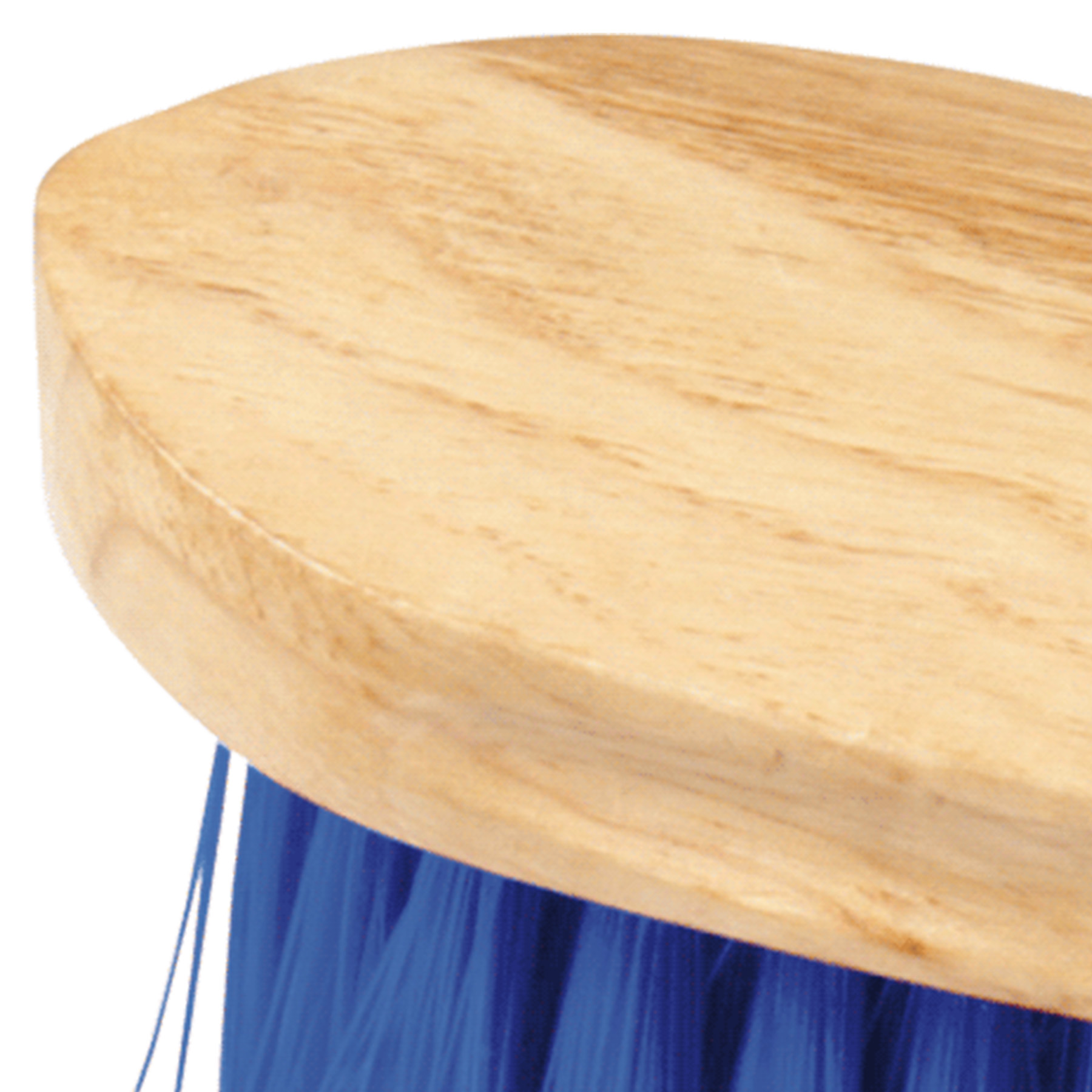 Staubbürste 18 cm, weiche, lange Borsten 8 cm, blau