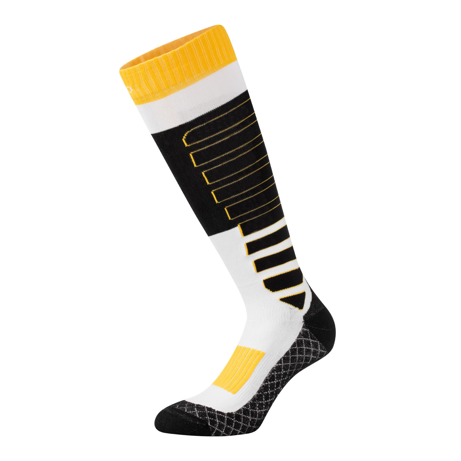 Socke aus atmungsaktivem Funktionsgewebe mit Logo