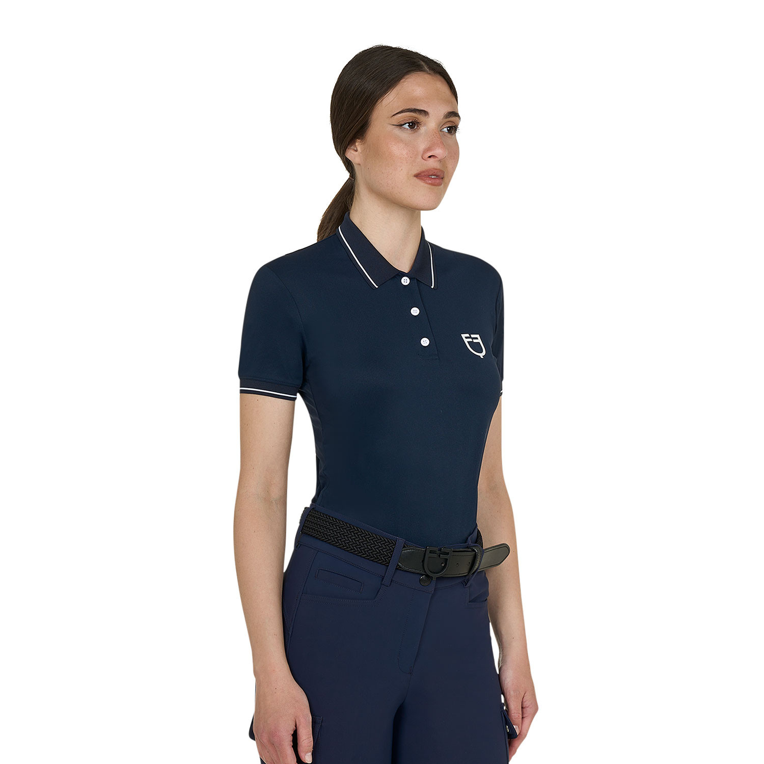Polo-Shirt Slim Fit aus atmungsaktivem Material