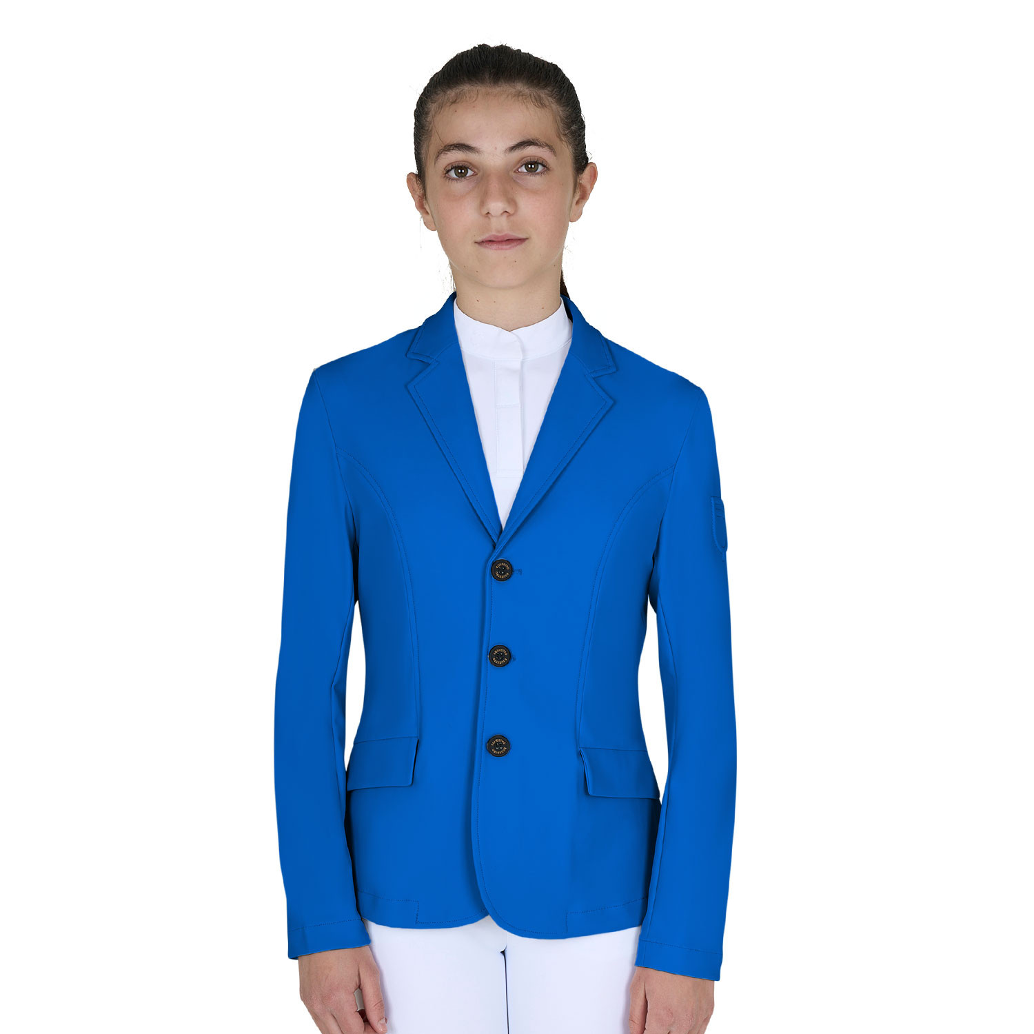 Kinder-Turnierjackett Slim Fit mit drei Knöpfen