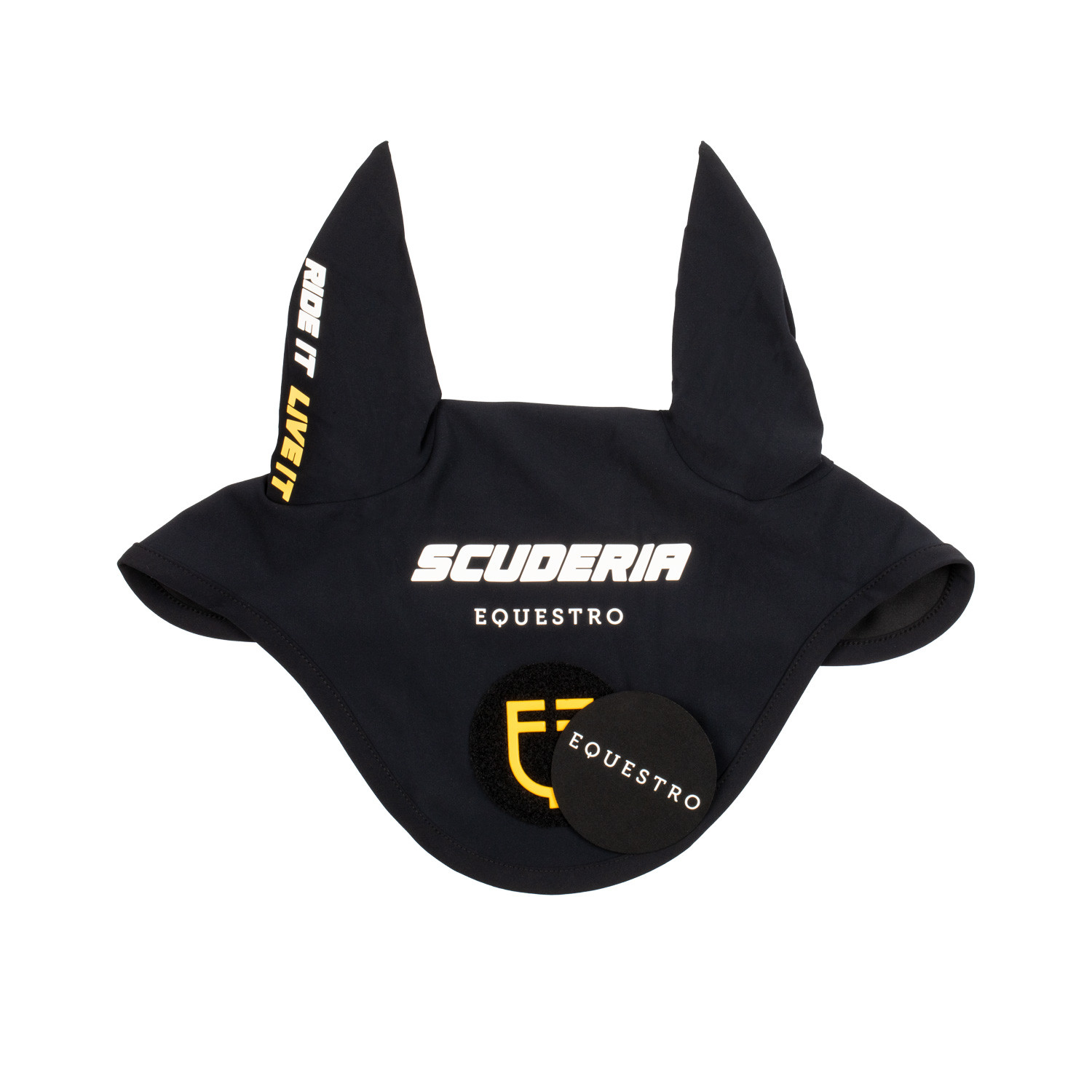 Fliegenhaube Scuderia aus technischem Gewebe mit Patch