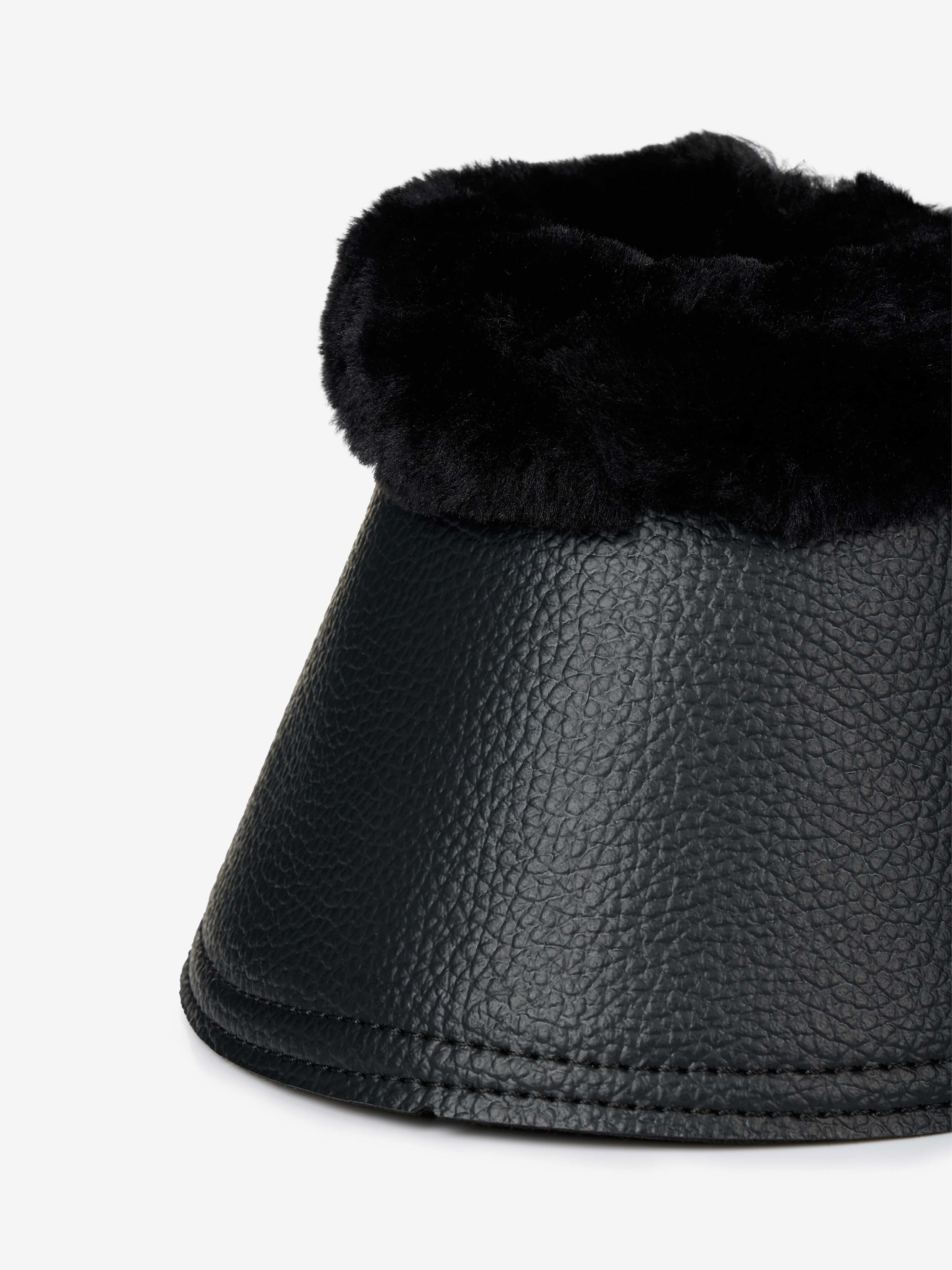 Fleece Wrapround overreach boots Black