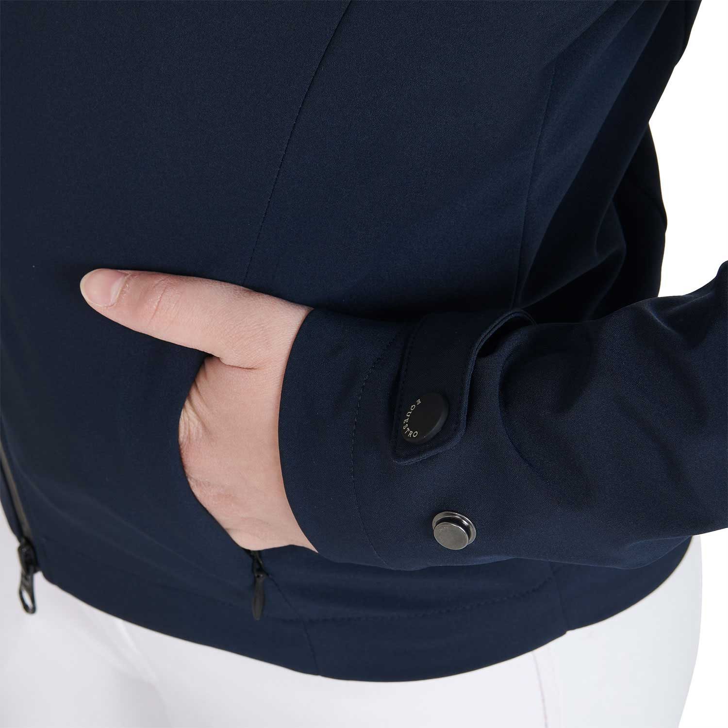 Schmal geschnittene Kinder-Softshelljacke aus technischem Gewebe