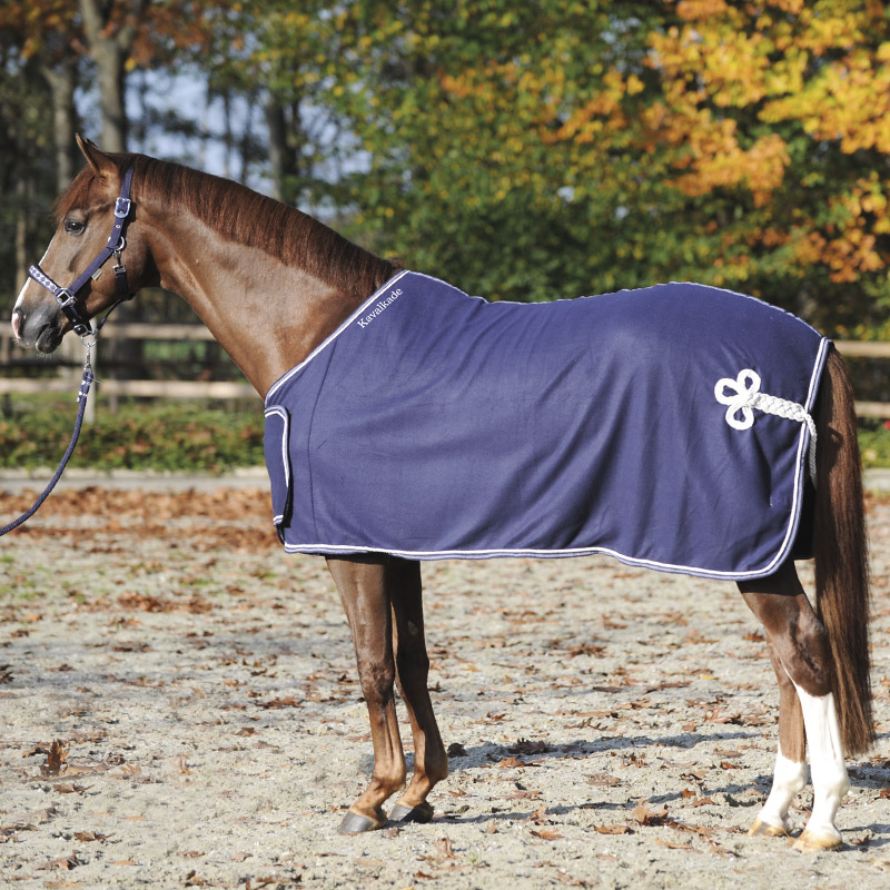 Fleece sweat rug with bib - removable