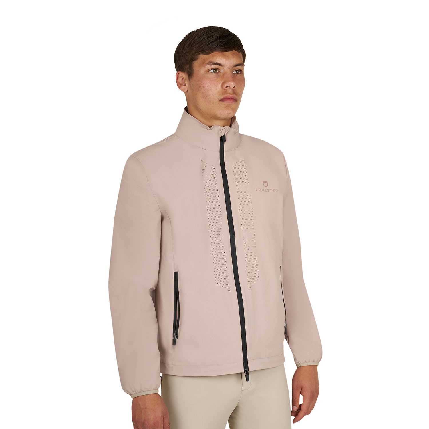 Herren-Softshelljacke mit Rückenlogo
